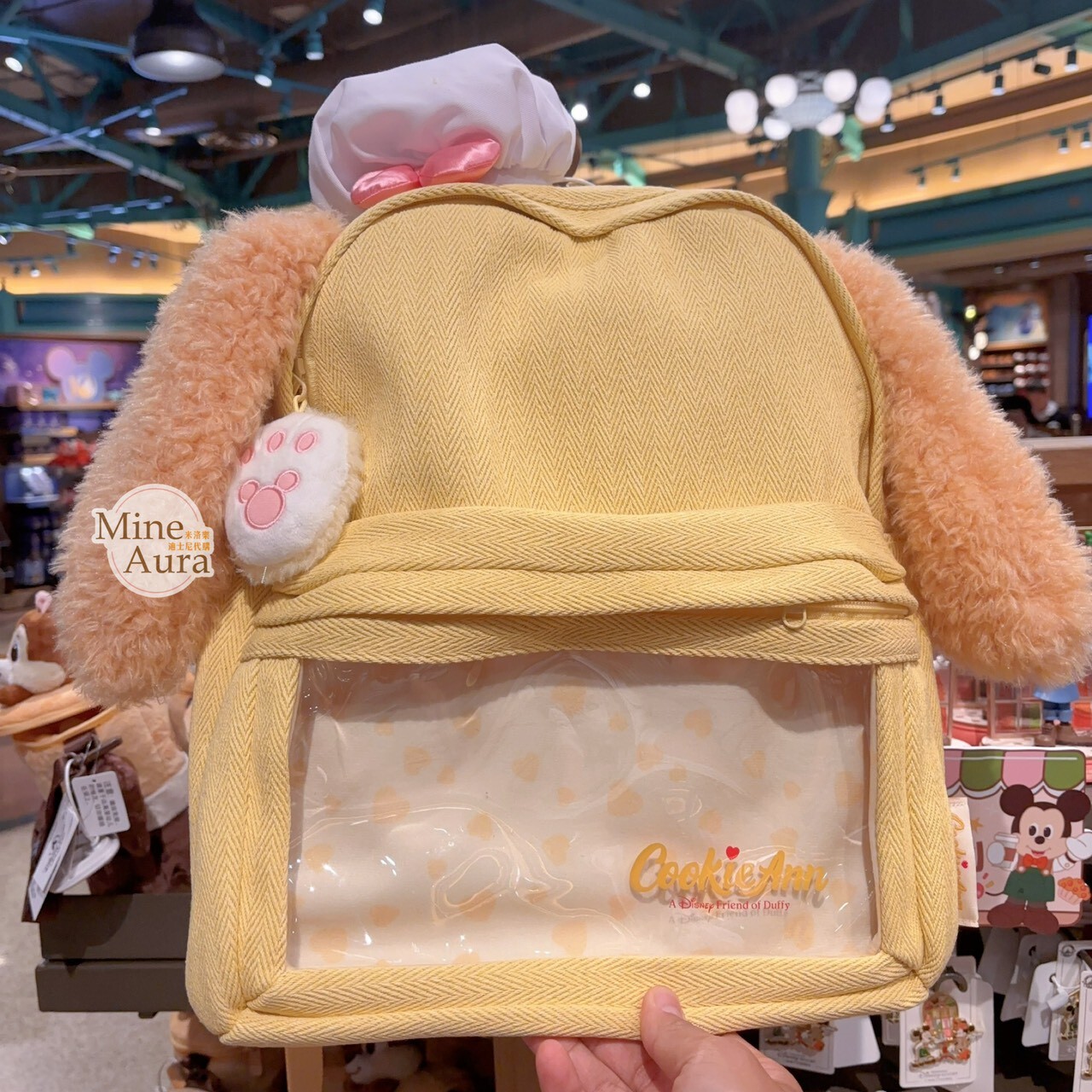 可琦安 餅乾 CookieAnn 立體耳朵 造型 後背包 -上海迪士尼樂園