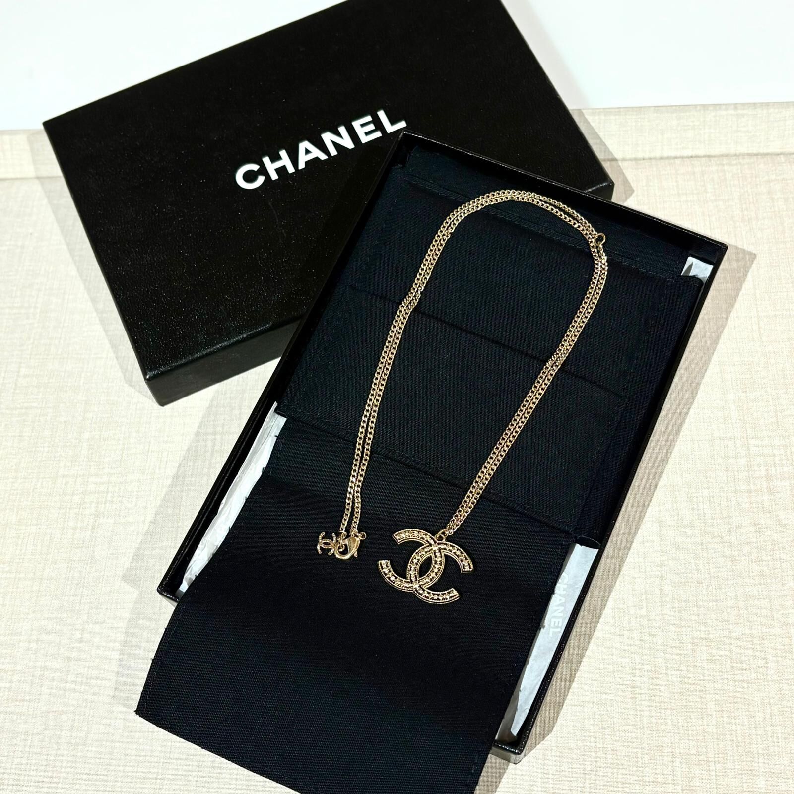 98%NEW二手CHANEL NECKLACE 復古金屬頸鏈 METAL GOLD #香奈兒項鏈 #香榭站正品