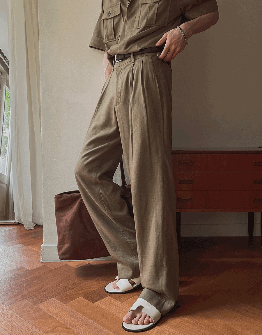 Linen Beagle Pants