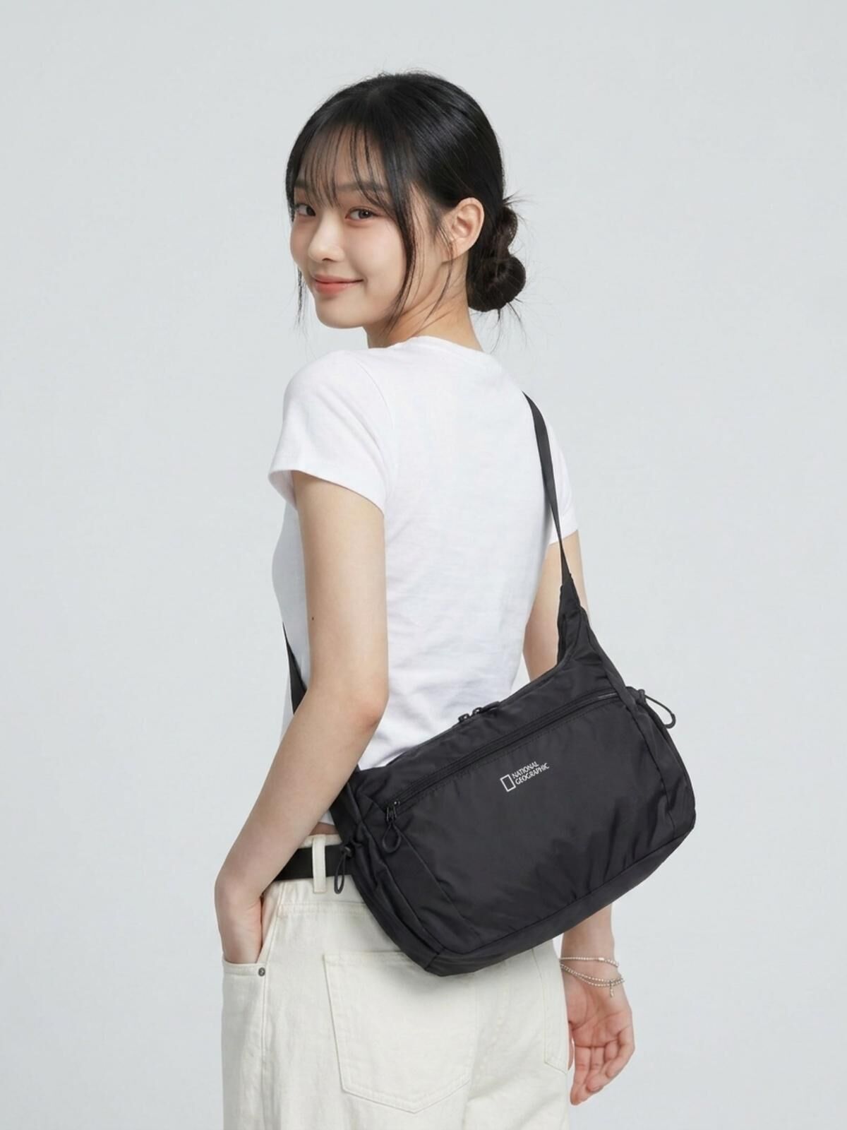 【直播】National Geographic LX0613813 4.5L 小號尼龍斜孭袋 (N265ACR300)