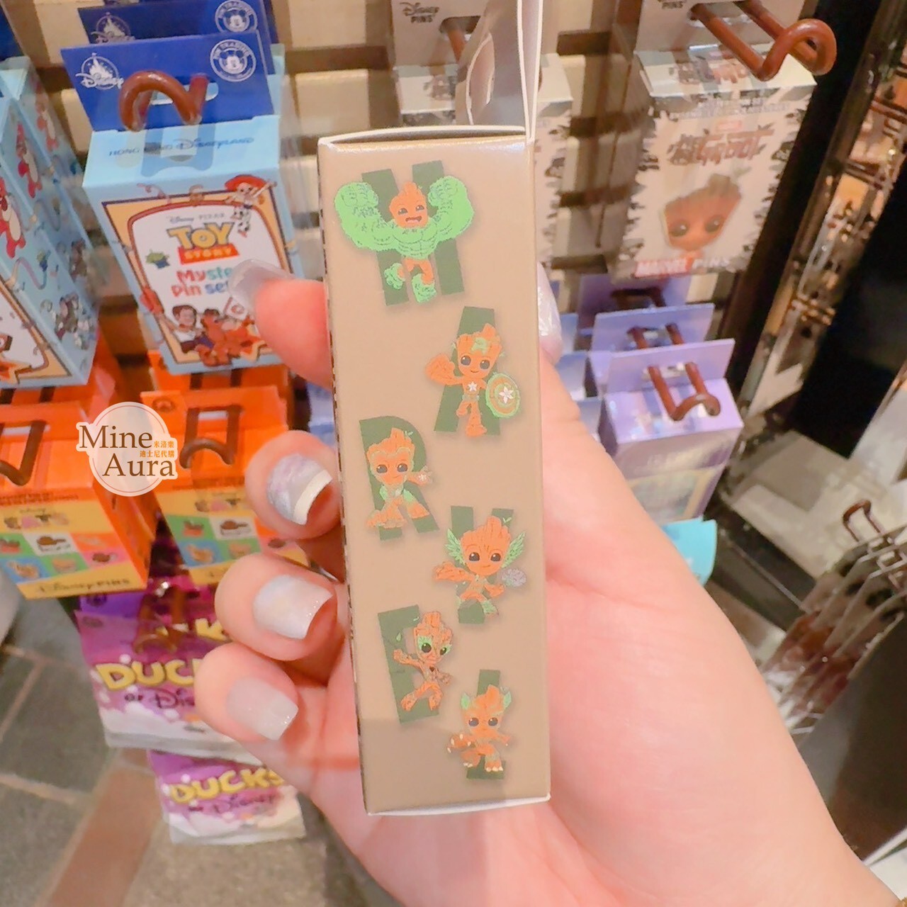 格魯特 Groot 造型 徽章 PIN 盲選盒 盲盒 漫威 Marvel -香港迪士尼樂園