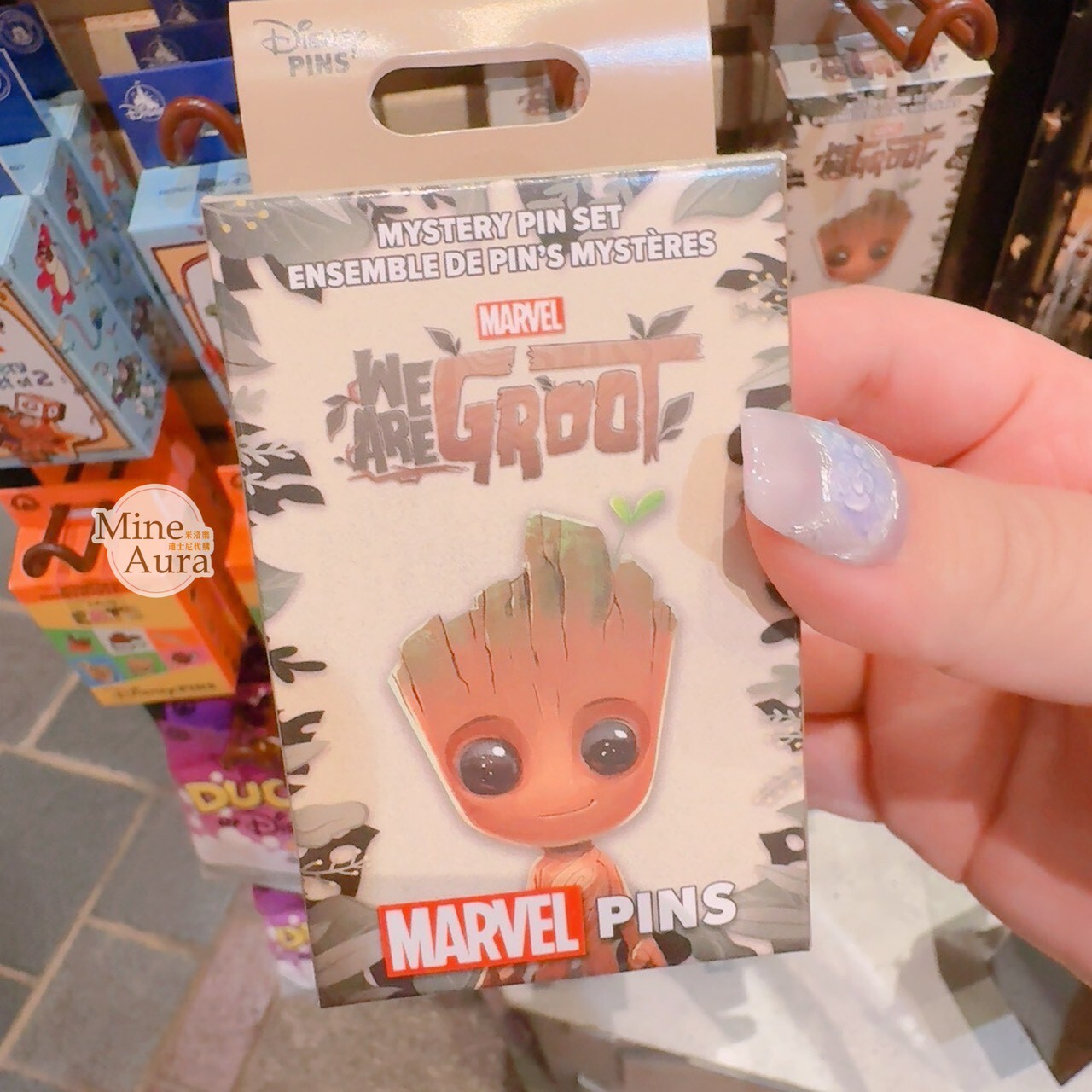 格魯特 Groot 造型 徽章 PIN 盲選盒 盲盒 漫威 Marvel -香港迪士尼樂園