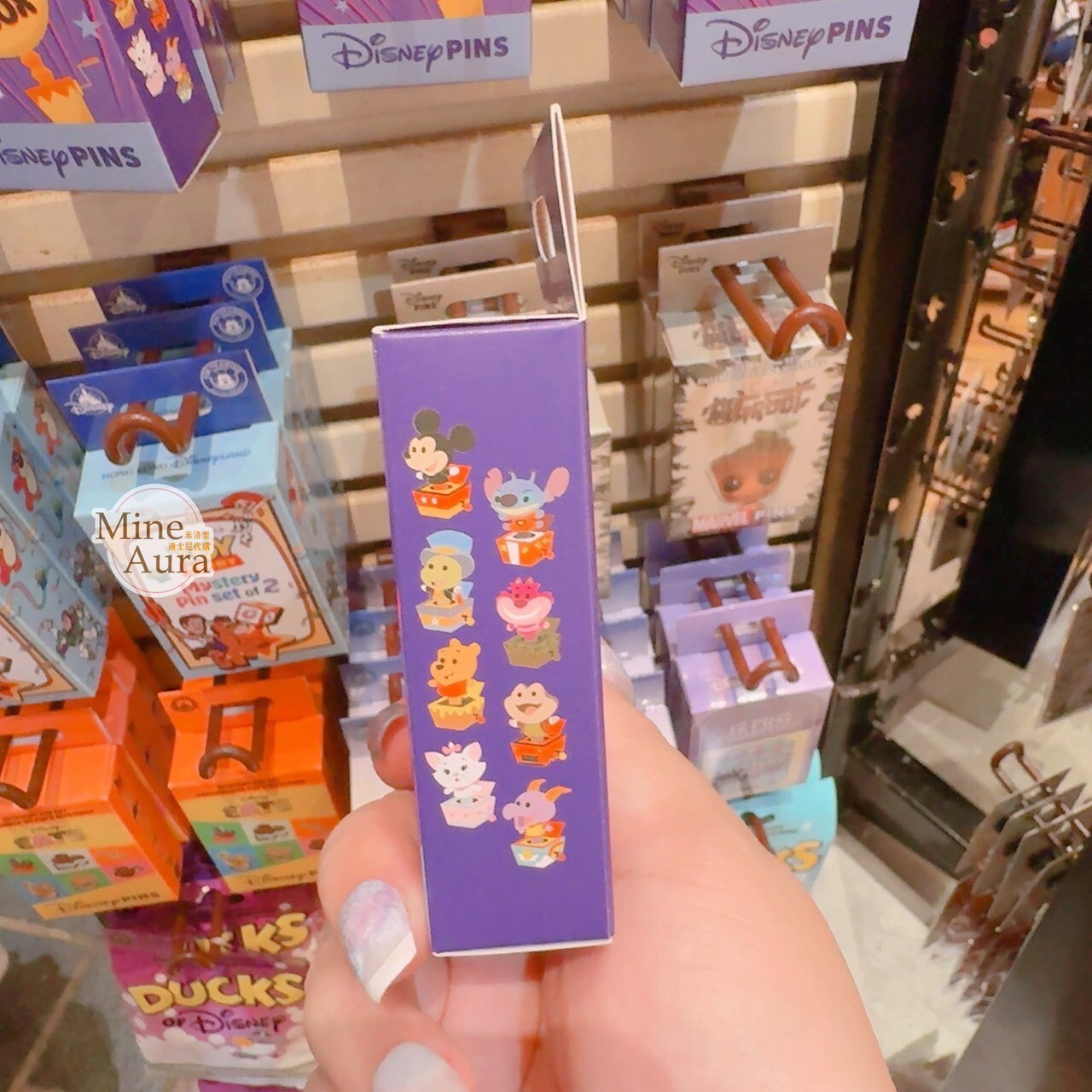 迪士尼 經典角色 玩具盒 造型 徽章 PIN 盲選盒 盲盒 -香港迪士尼樂園