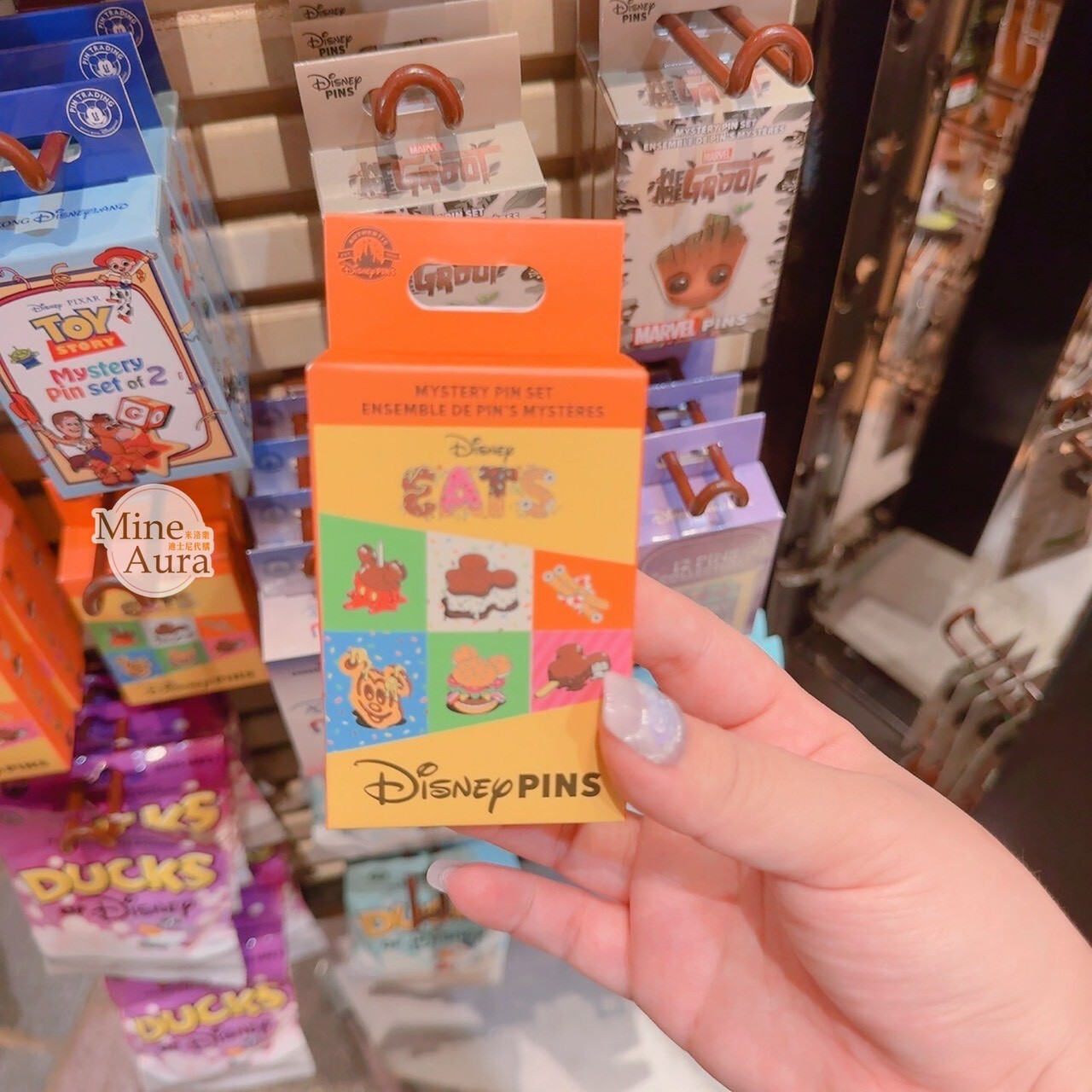 米奇 Mickey 甜點 甜甜圈 冰淇淋 造型 徽章 PIN 盲選盒 盲盒 -香港迪士尼樂園