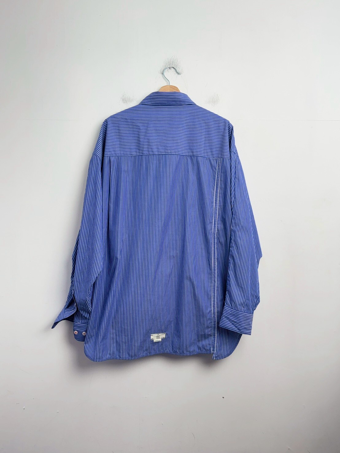 Wall of Sound 6:21/“THE GARDEN” ORGANISM BIG SHIRT (D.STRIPE) SIZE L