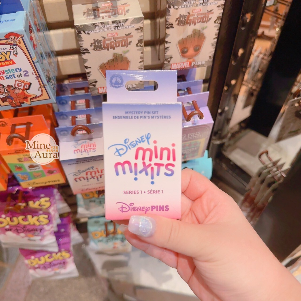mini mixits 造型 徽章 PIN 盲選盒 盲盒 -香港迪士尼樂園