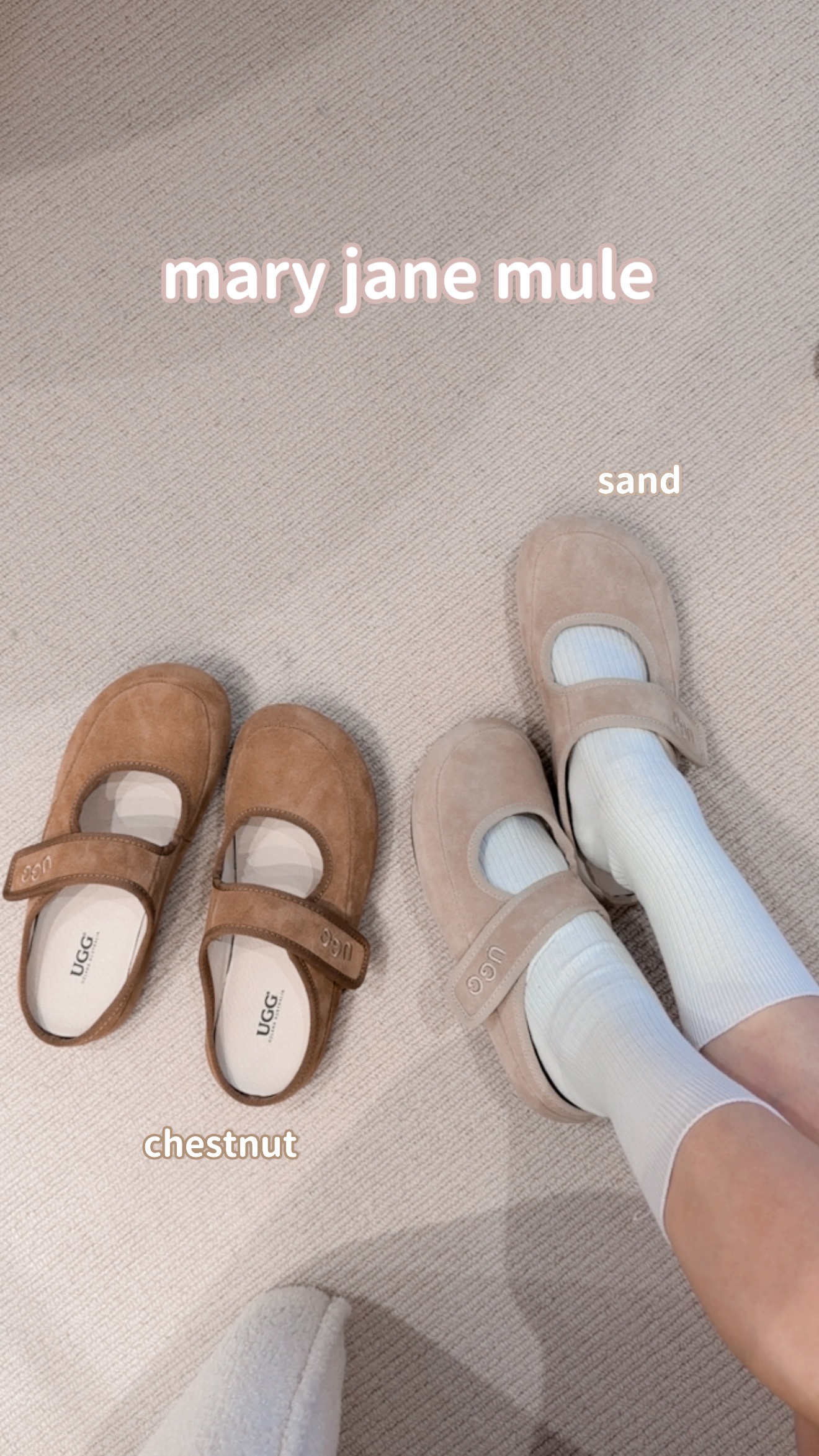 【2026春夏款2色入】UGG Ozlana Mary Jane Mule