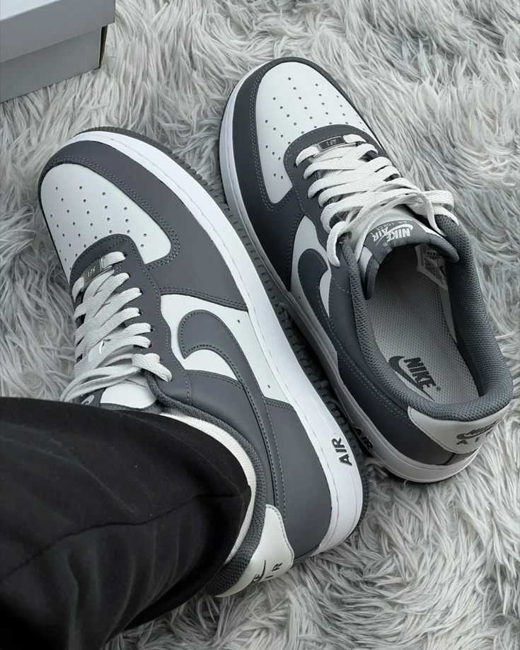 【預訂】NIKE AIR FORCE 1 07 深中灰拼色-MEN