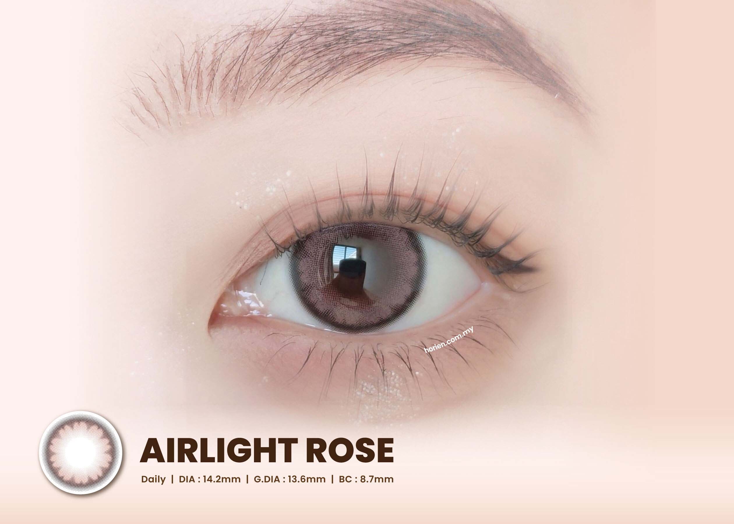 Horien Eye Secret Airlight 0.03 Daily Color Contact lens 10pcs/box  0.00 to -8.00DS