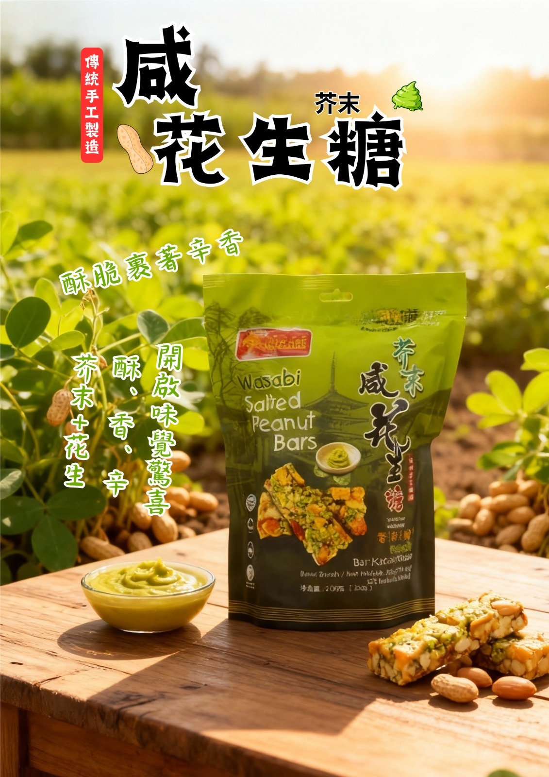 (7610) 新樂記-花生糖200g【多件優惠】(4款可選)