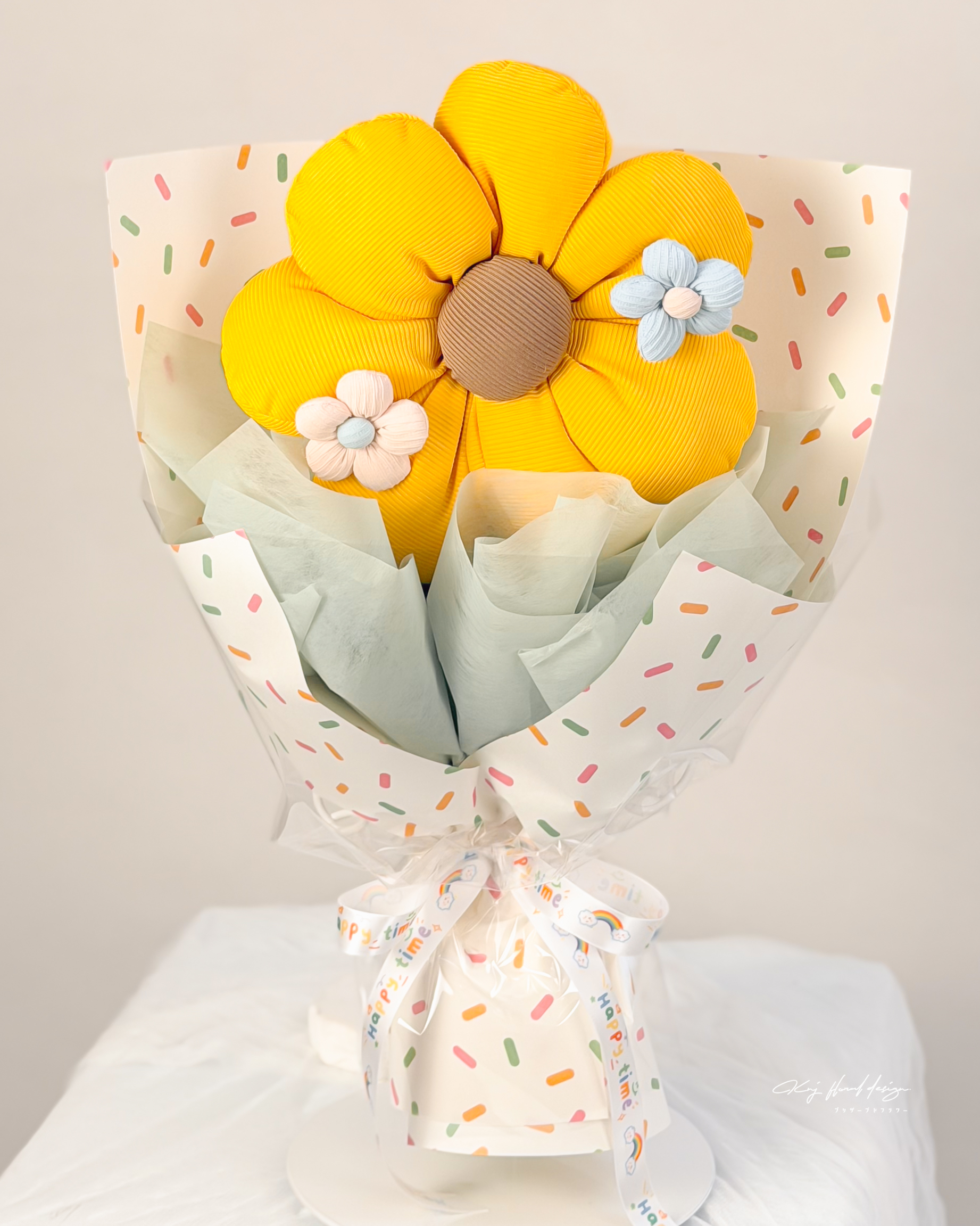 大向日葵布藝花束