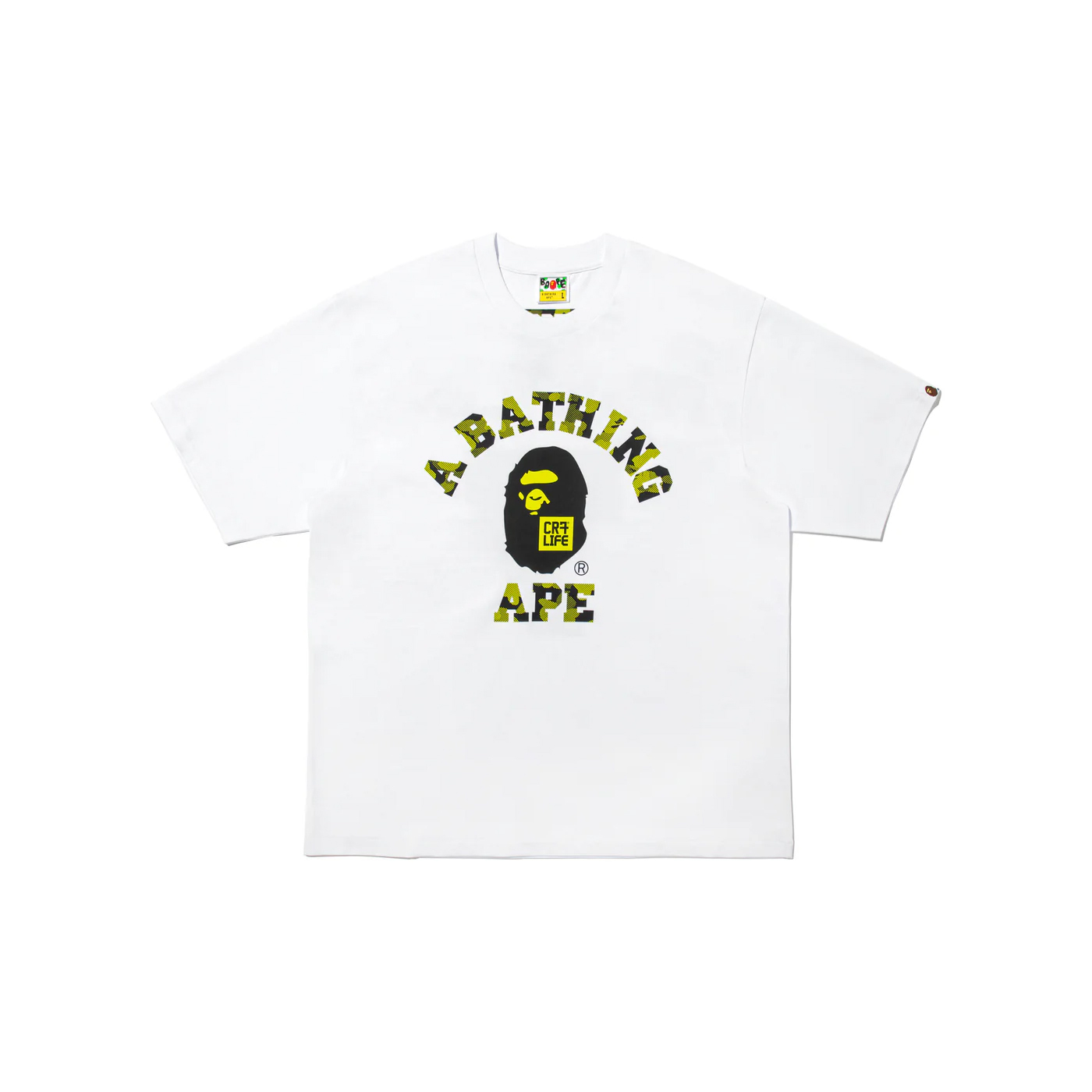 -(B3a04)-A BATHING APE X CR7 LIFE COLLEGE RONALDO RELAXED FIT BAPE 2026 C羅 寬鬆版 猿人 短T