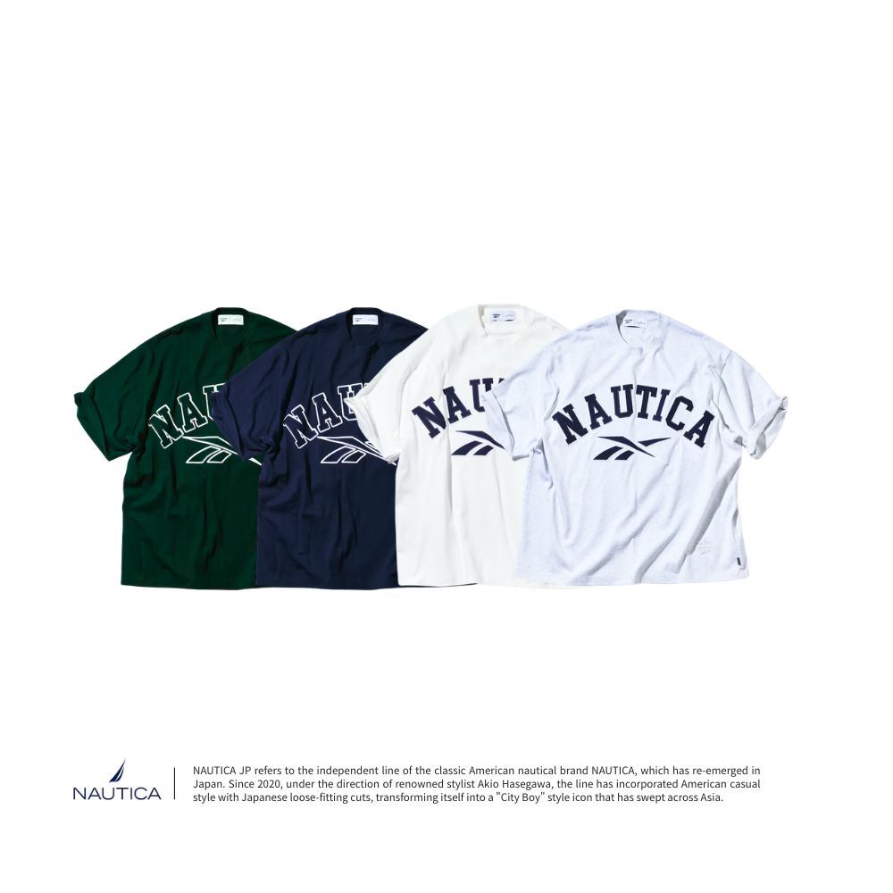 "代購" Reebok×NAUTICA 限定 聯名Logo 短T 刺繡