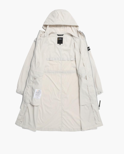 【直播】National Geographic LX0613701 長款防風外套 (N231WJP070)