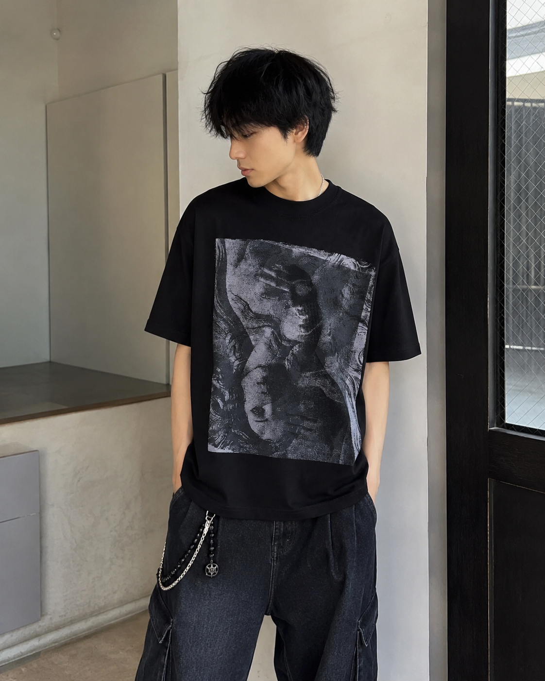 STUSSY DOUBLE VENUS TEE 維納斯 美式 顛倒 抽象 照片T 1905194