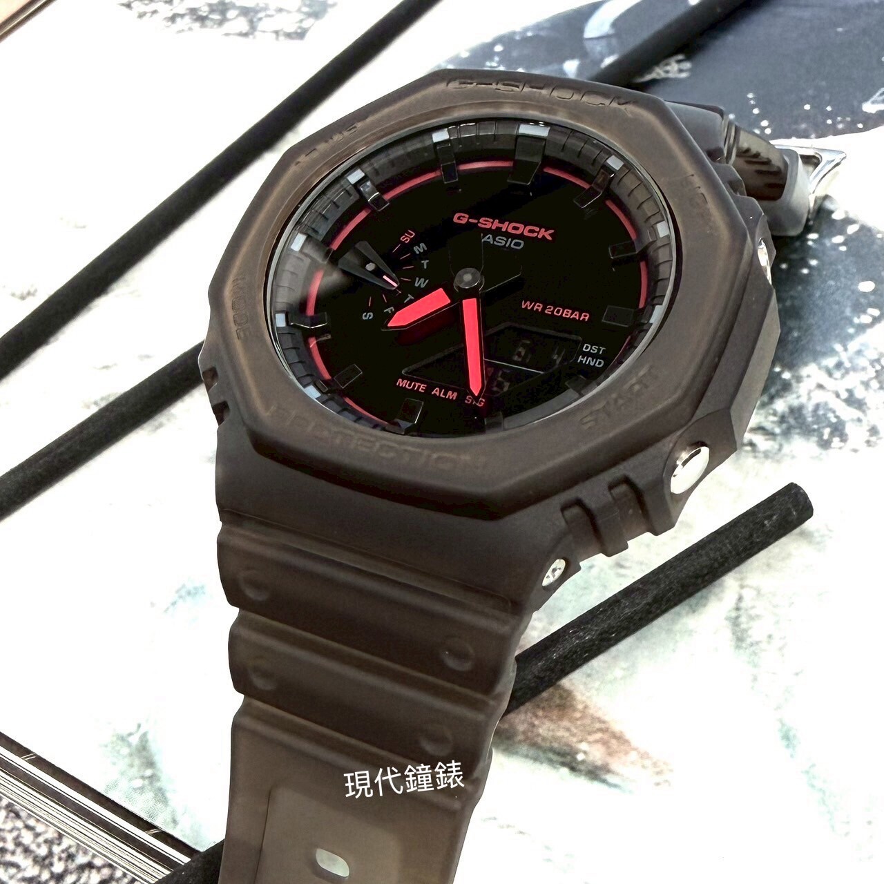 【G-SHOCK】新2100冷風霧面色 GA-2100K-5A  45.4mm 現代鐘錶