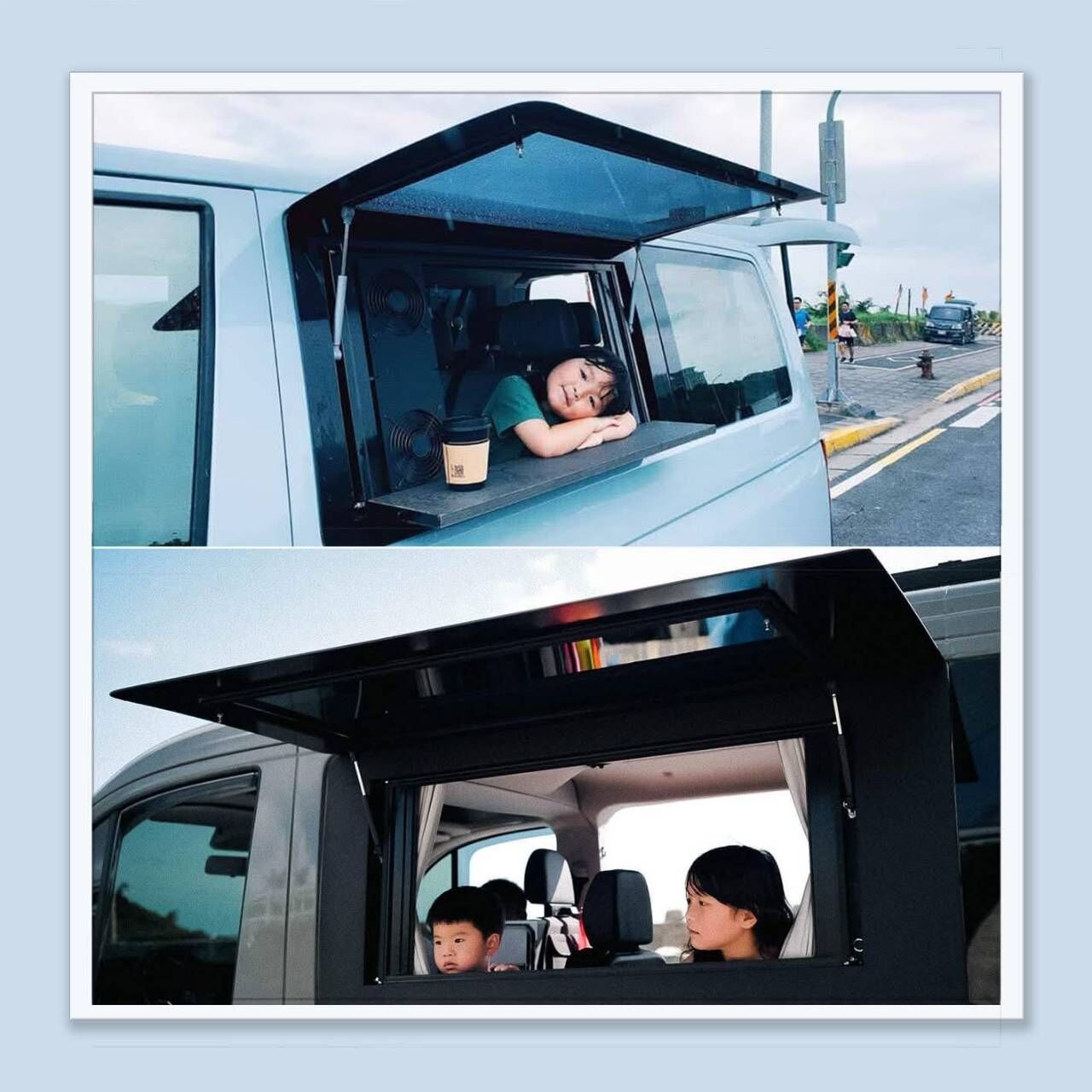 Hello Dori TownAce 無框車翼窗｜單窗