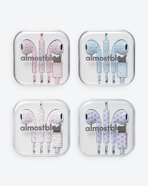 【限時優惠預訂】韓國ALMOSTBLUE SNOW EARPHONES C-TYPE（4色）