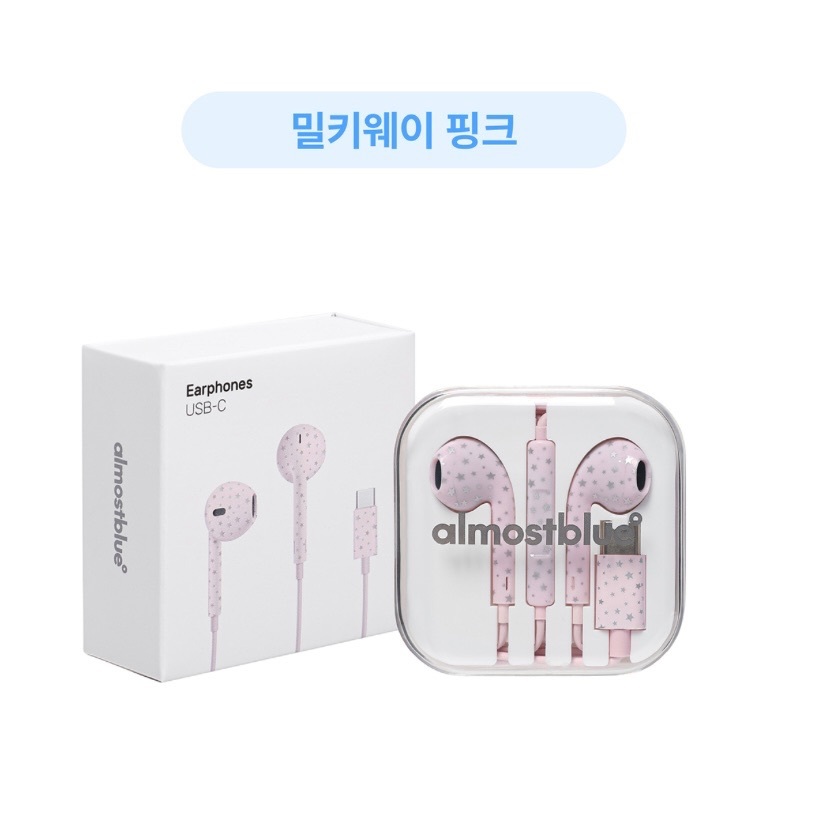 【限時優惠預訂】韓國ALMOSTBLUE SNOW EARPHONES C-TYPE（4色）