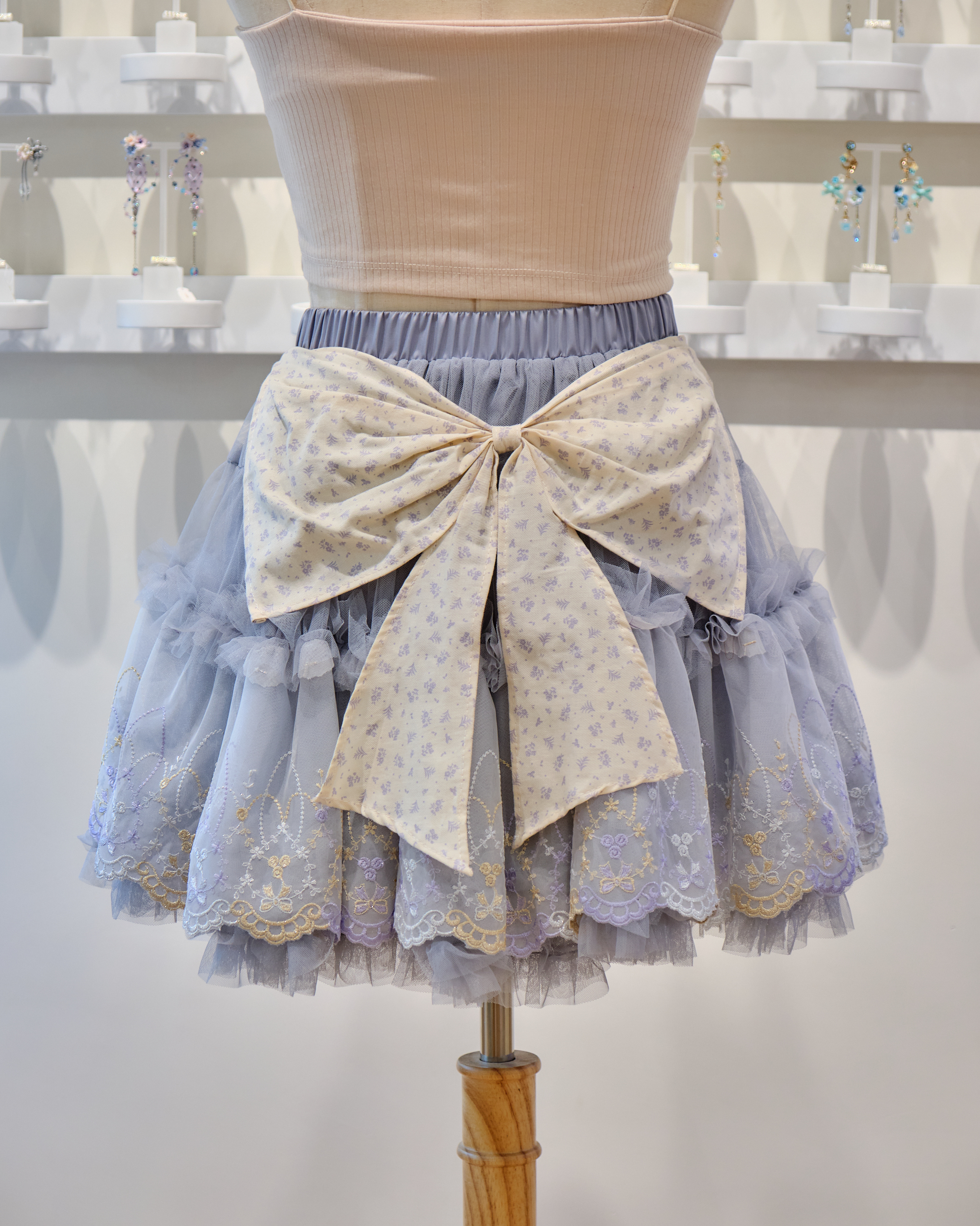 13700 Dramatic Back Bow Two-way Tutu Skirt