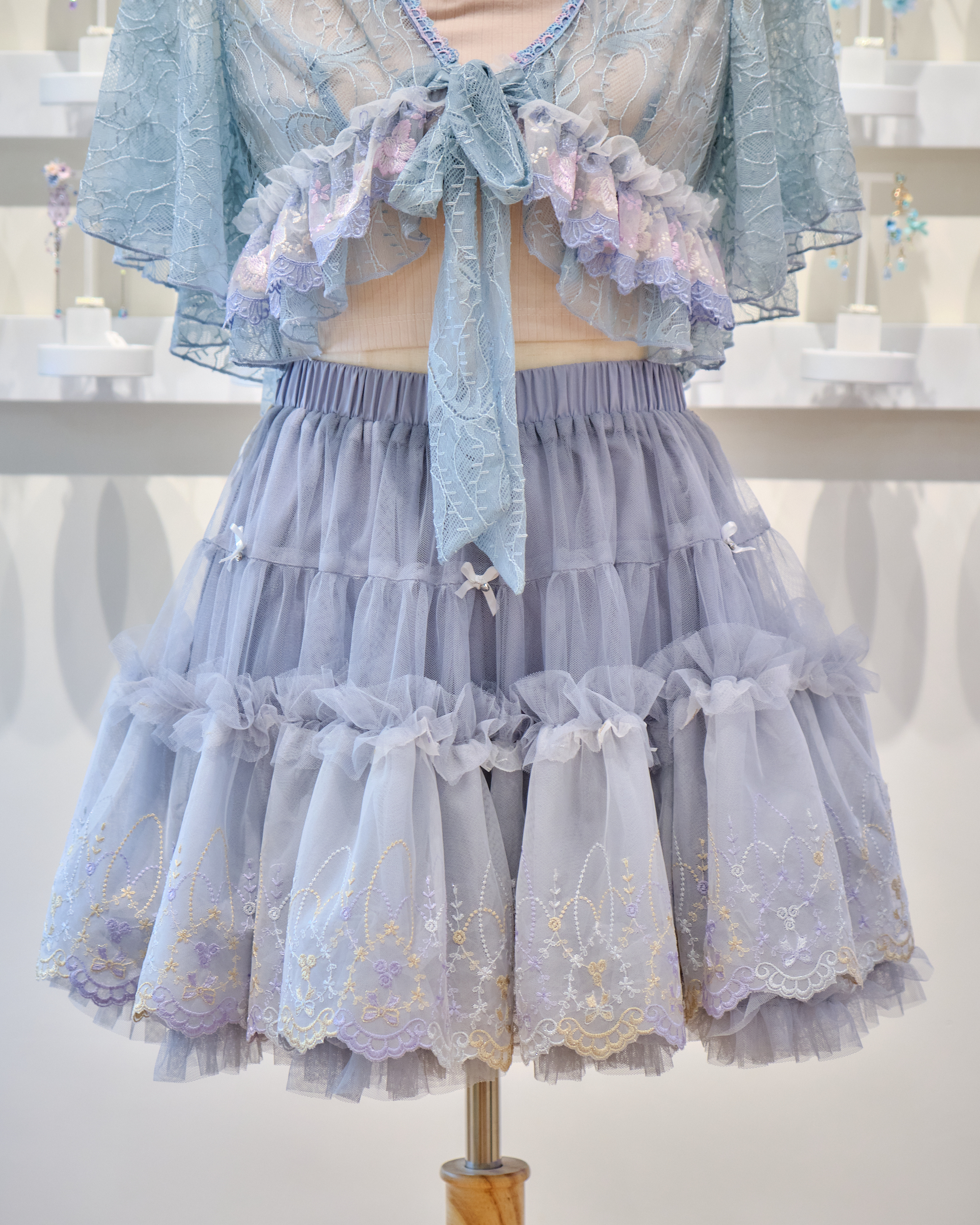 13700 Dramatic Back Bow Two-way Tutu Skirt