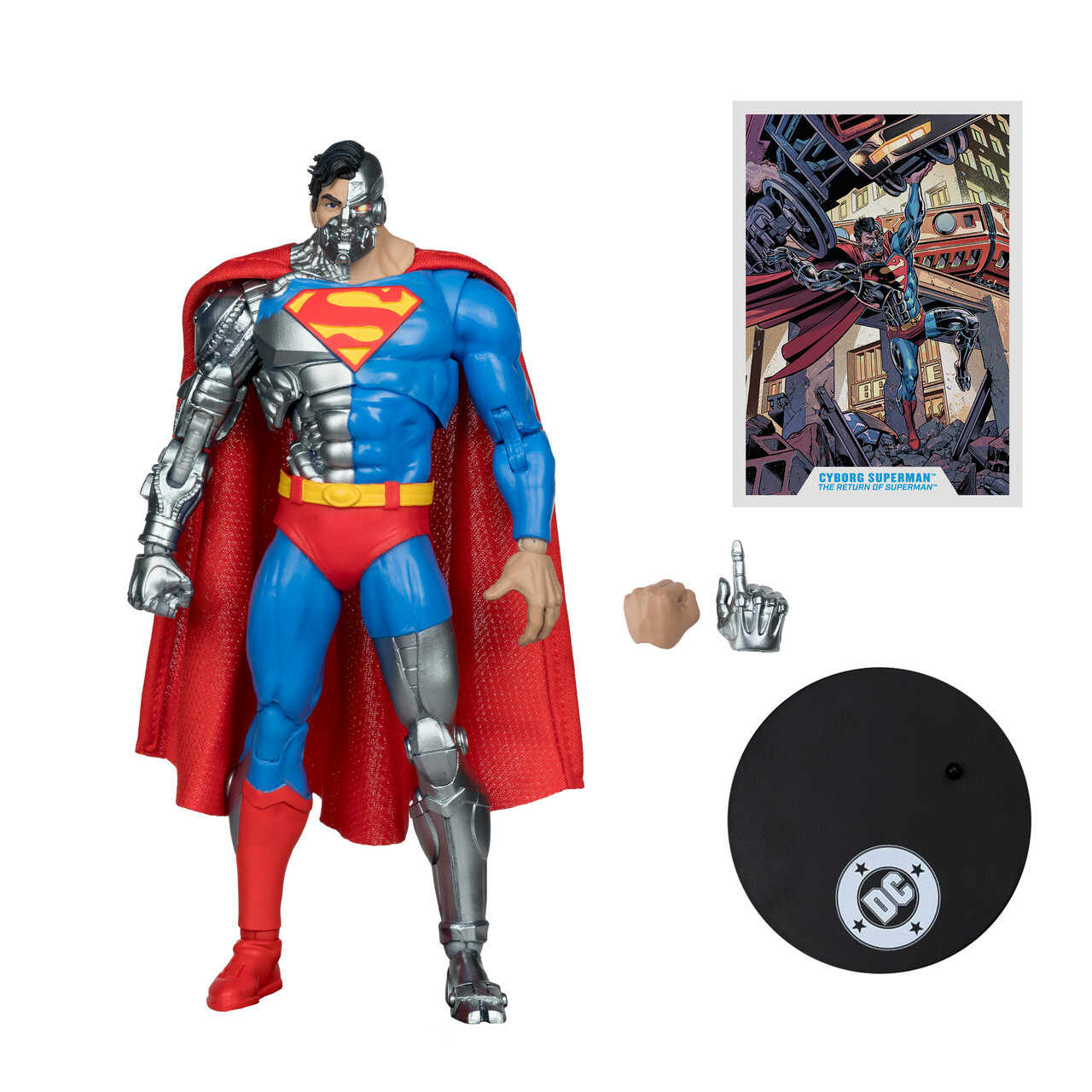 Mcfarlane Cyborg Superman (Revenge of the Green Lanterns) McFarlane Vault Collection 7" Figure（現貨）