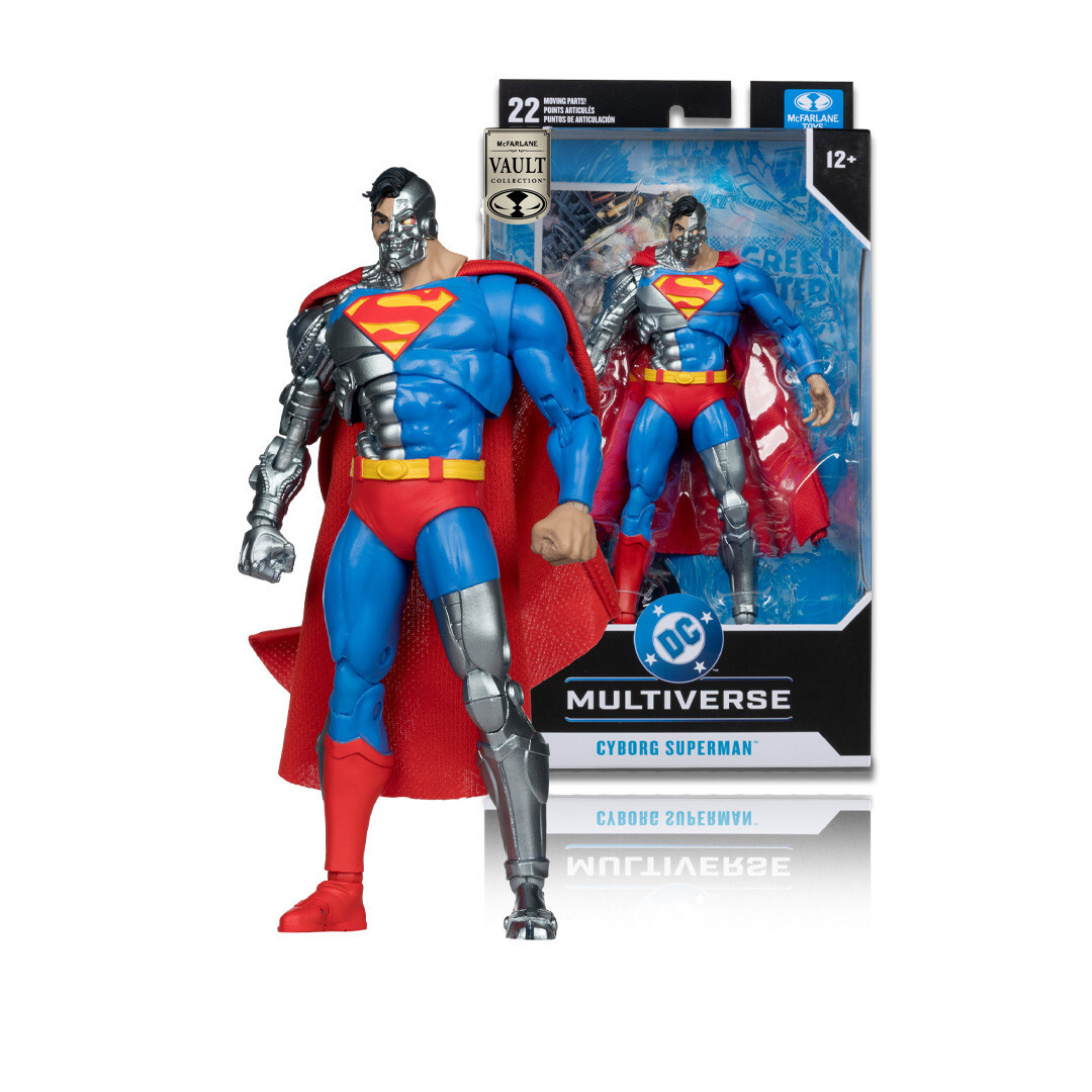 Mcfarlane Cyborg Superman (Revenge of the Green Lanterns) McFarlane Vault Collection 7" Figure（現貨）