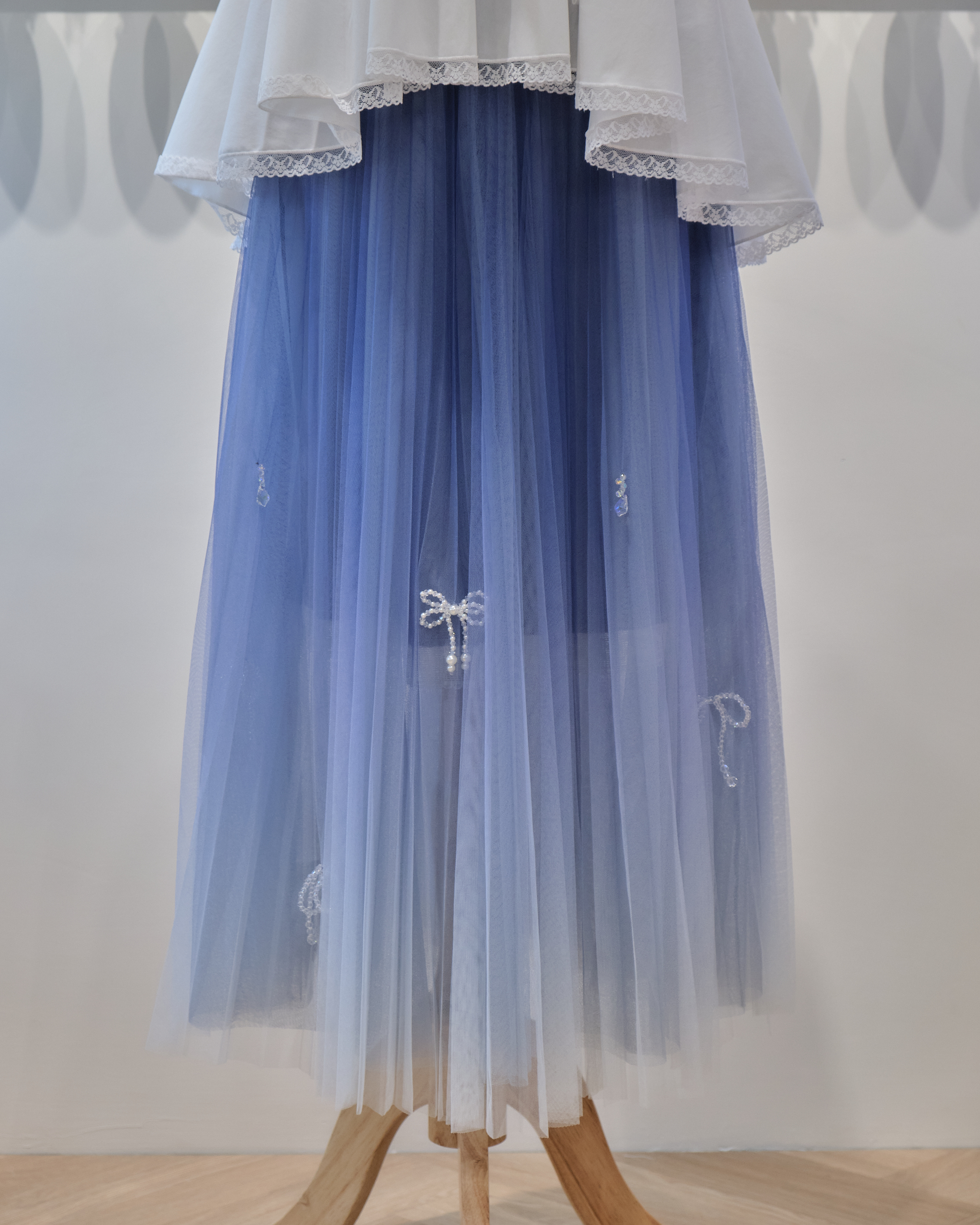 13692 Whisper Tulle Tiered Skirt