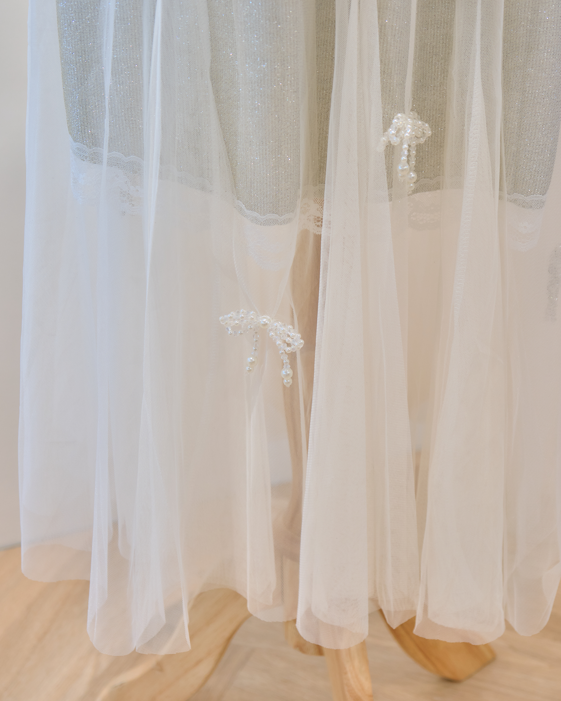 13689 Whisper Tulle Tiered Skirt