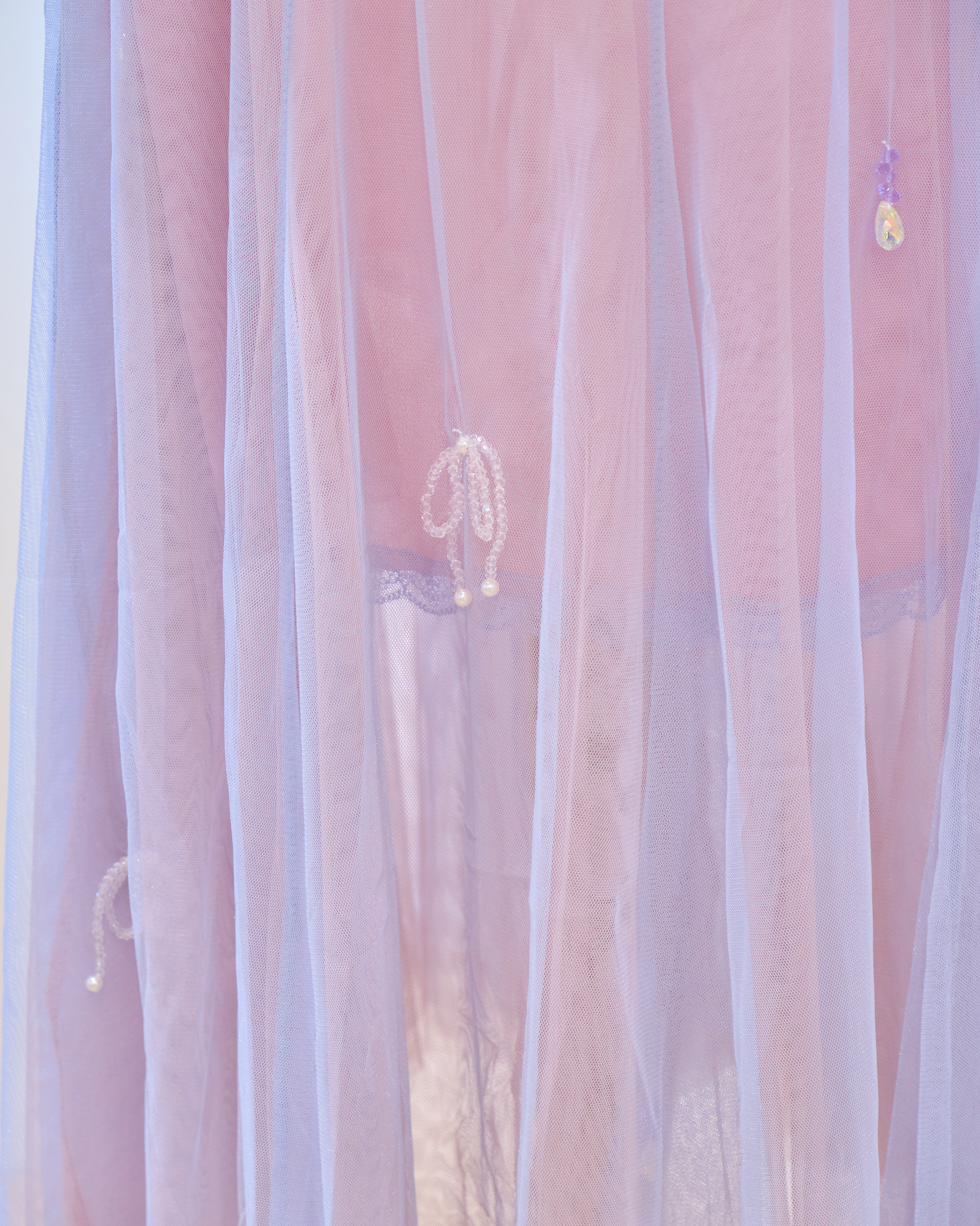 13688 Whisper Tulle Tiered Skirt