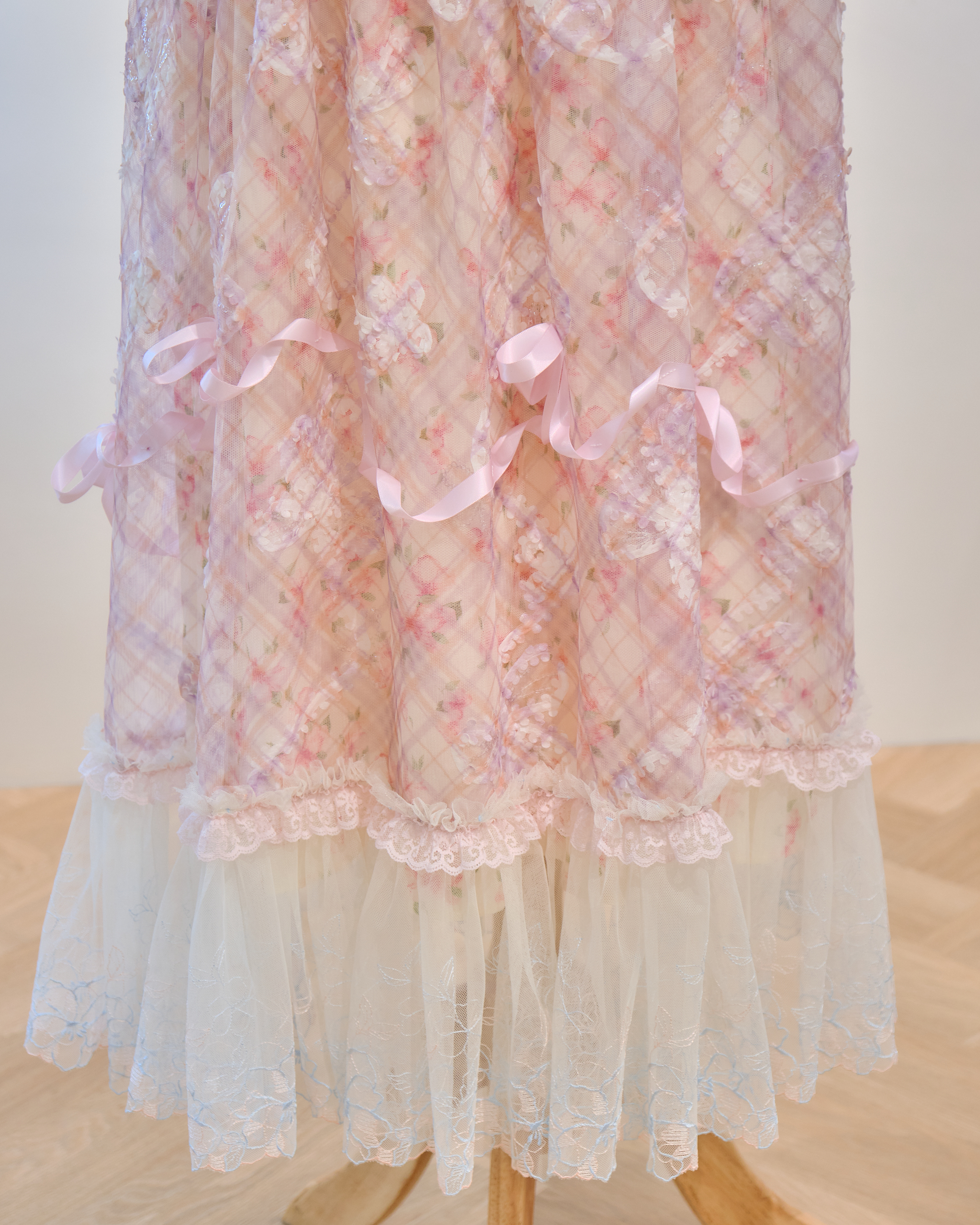 13677 Ballet Petal Tiered Dress