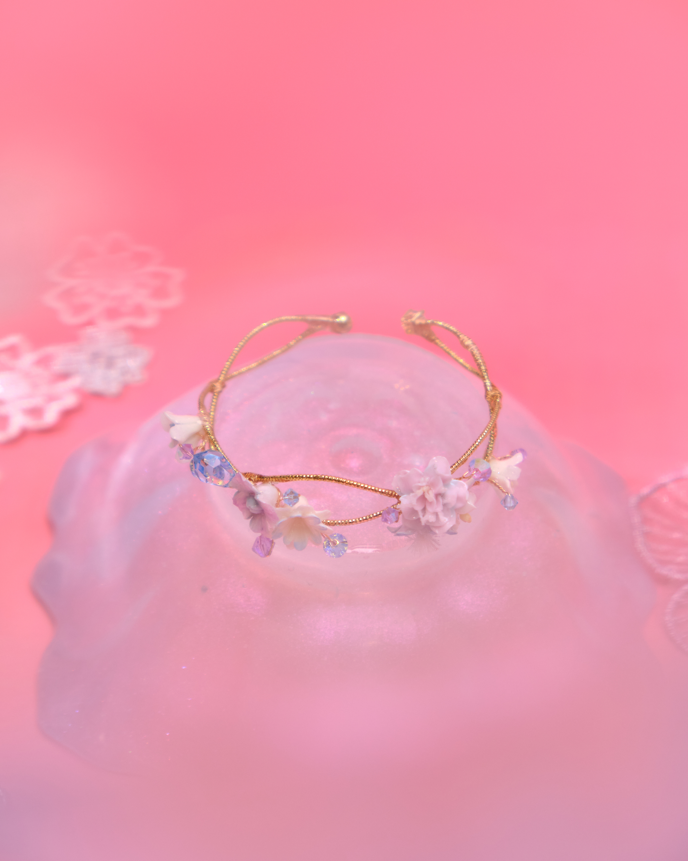 13664 Floral Lingering Sweet Scent  Bangle