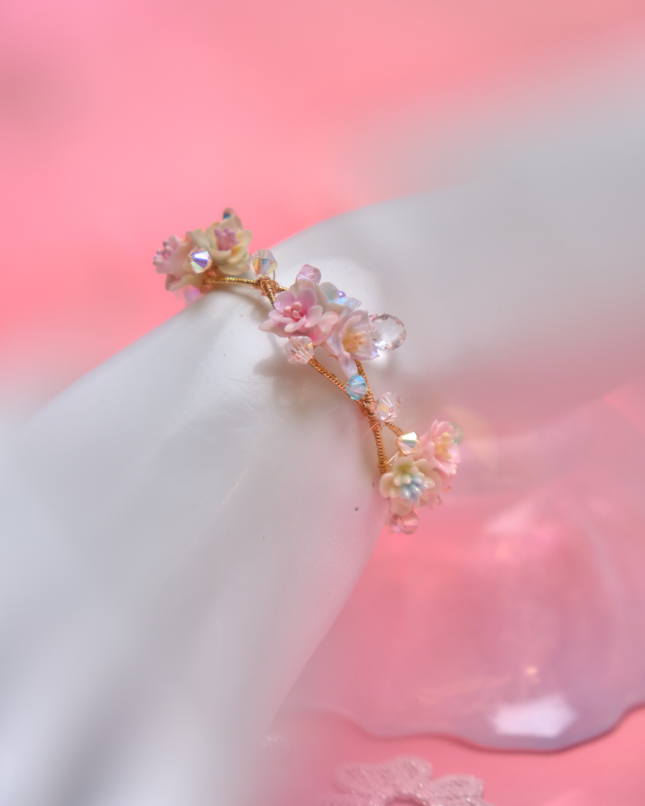 13662 Floral Lingering Sweet Scent  Bangle