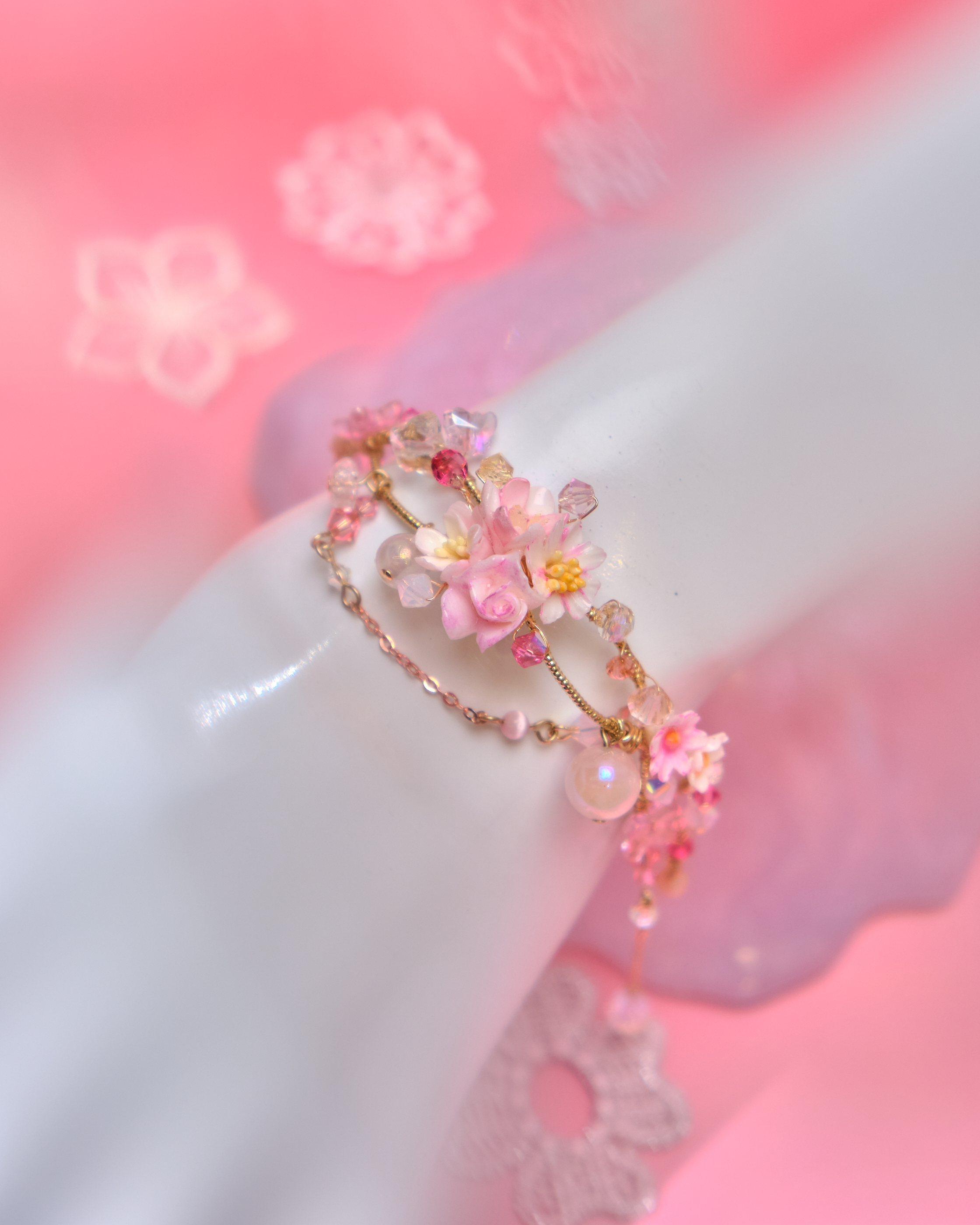 13661 Floral Lingering Sweet Scent  Bangle