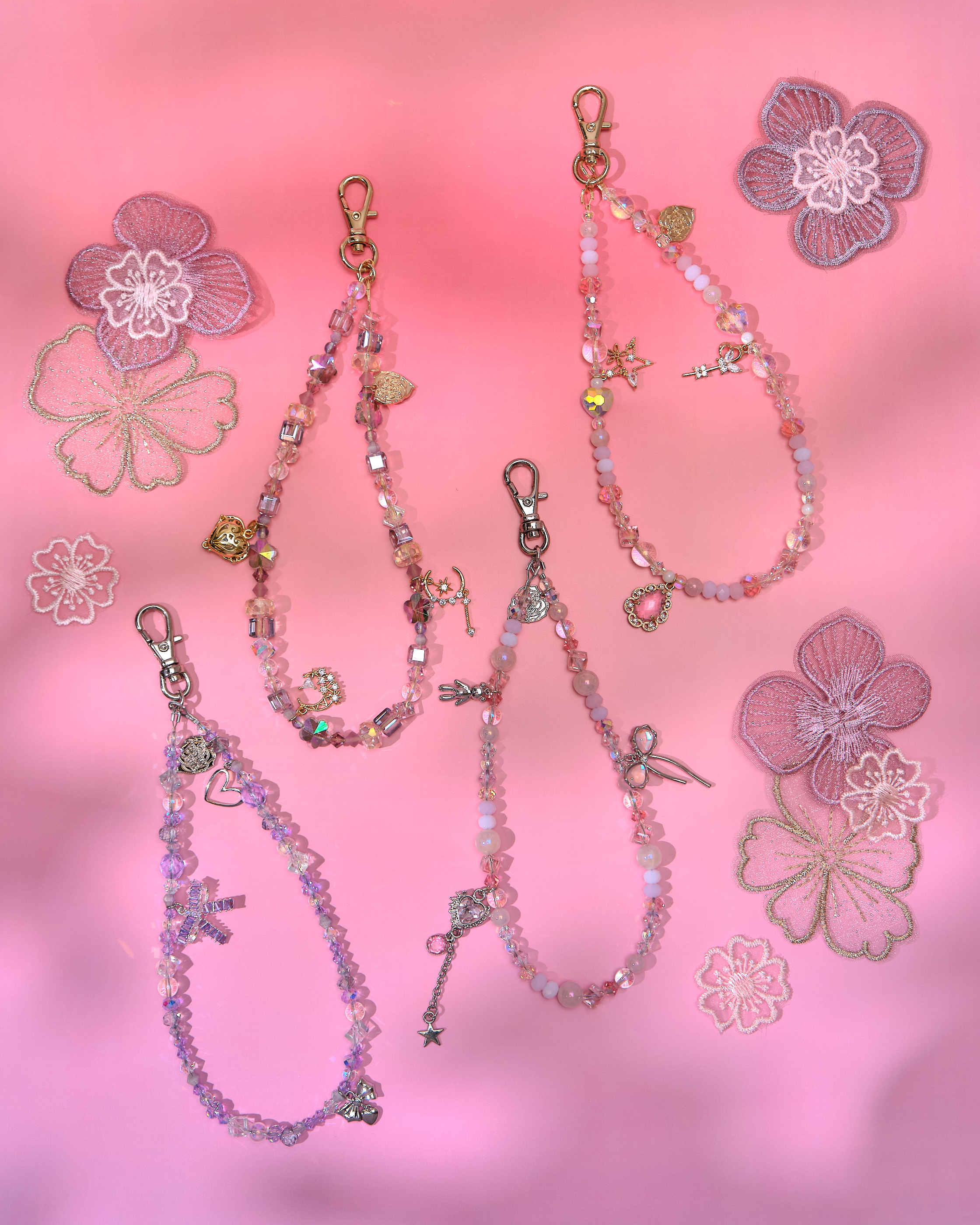13660 Vibrant Dream Beaded Phone Strap