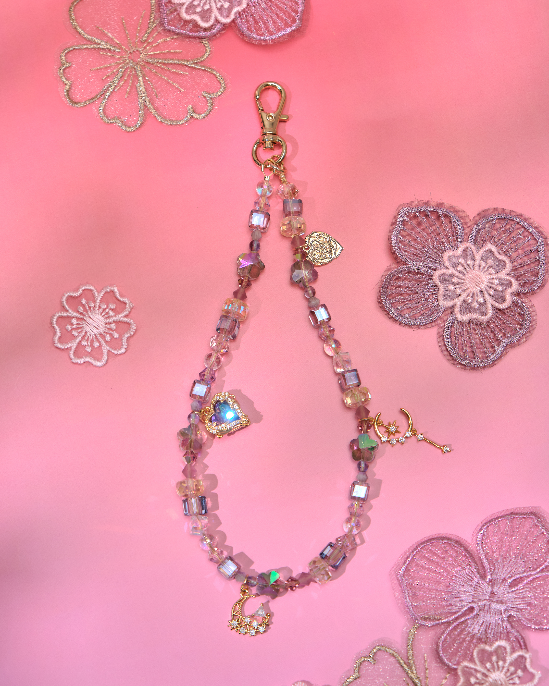 13659 Vibrant Dream Beaded Phone Strap