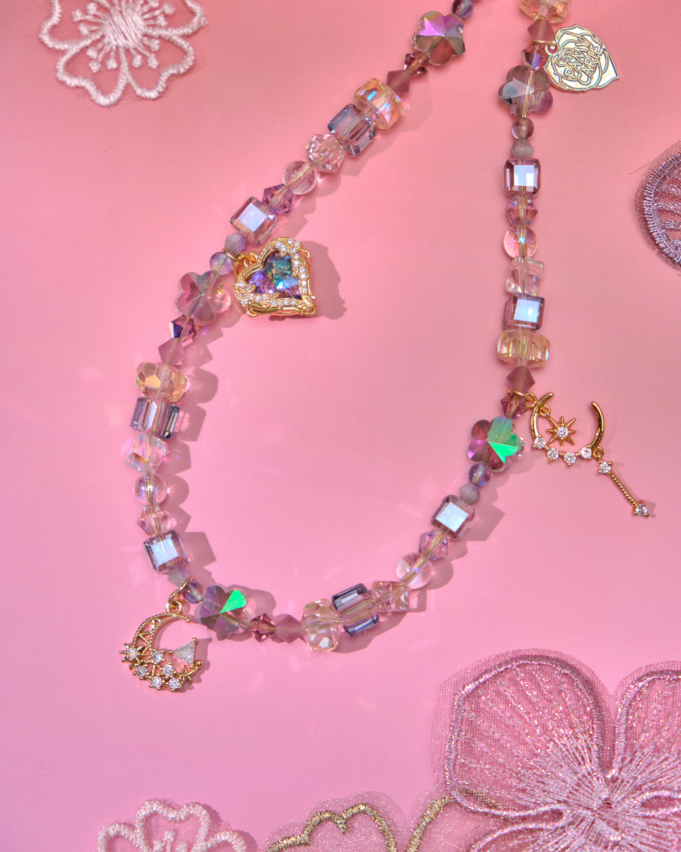 13659 Vibrant Dream Beaded Phone Strap