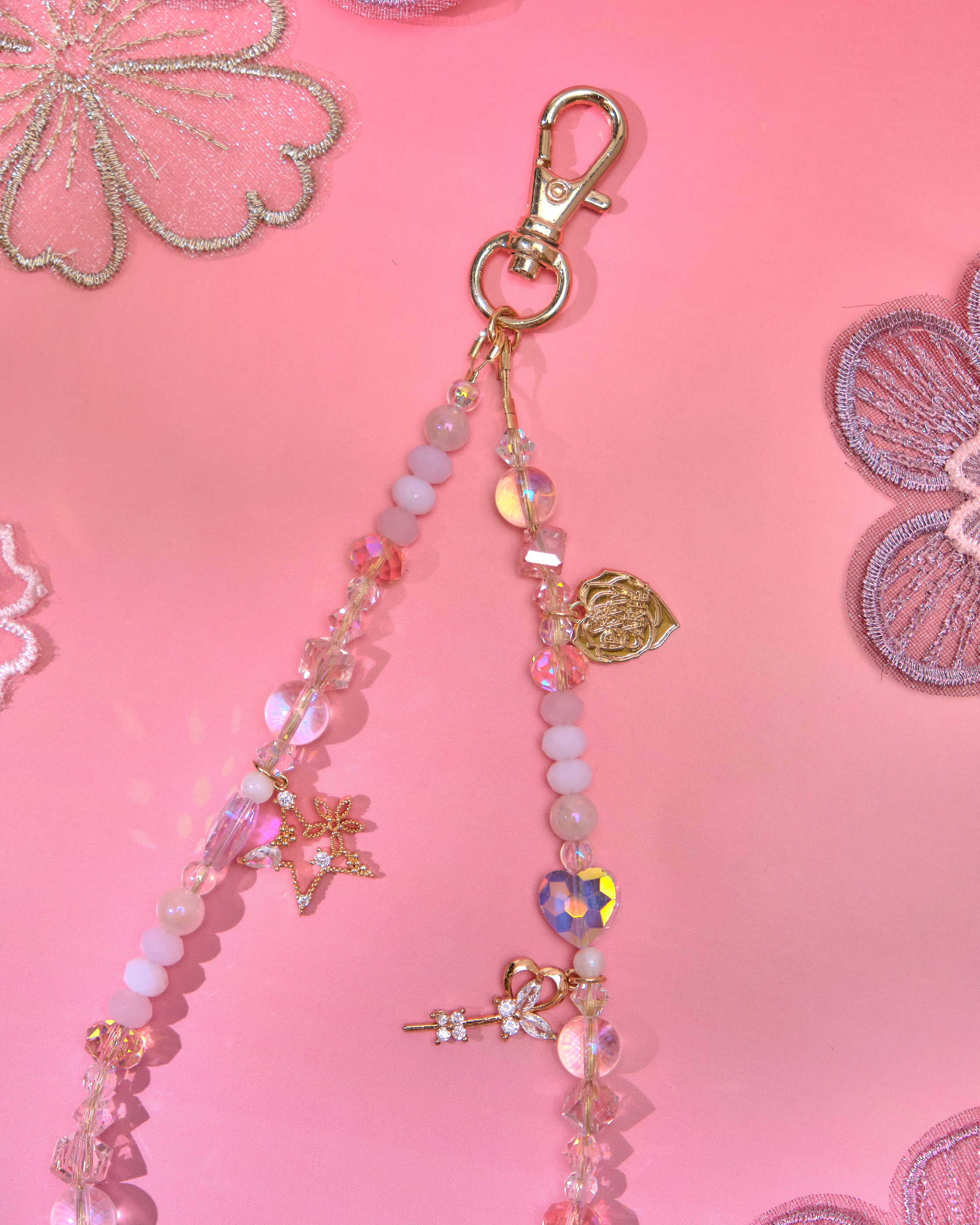 13658 Vibrant Dream Beaded Phone Strap