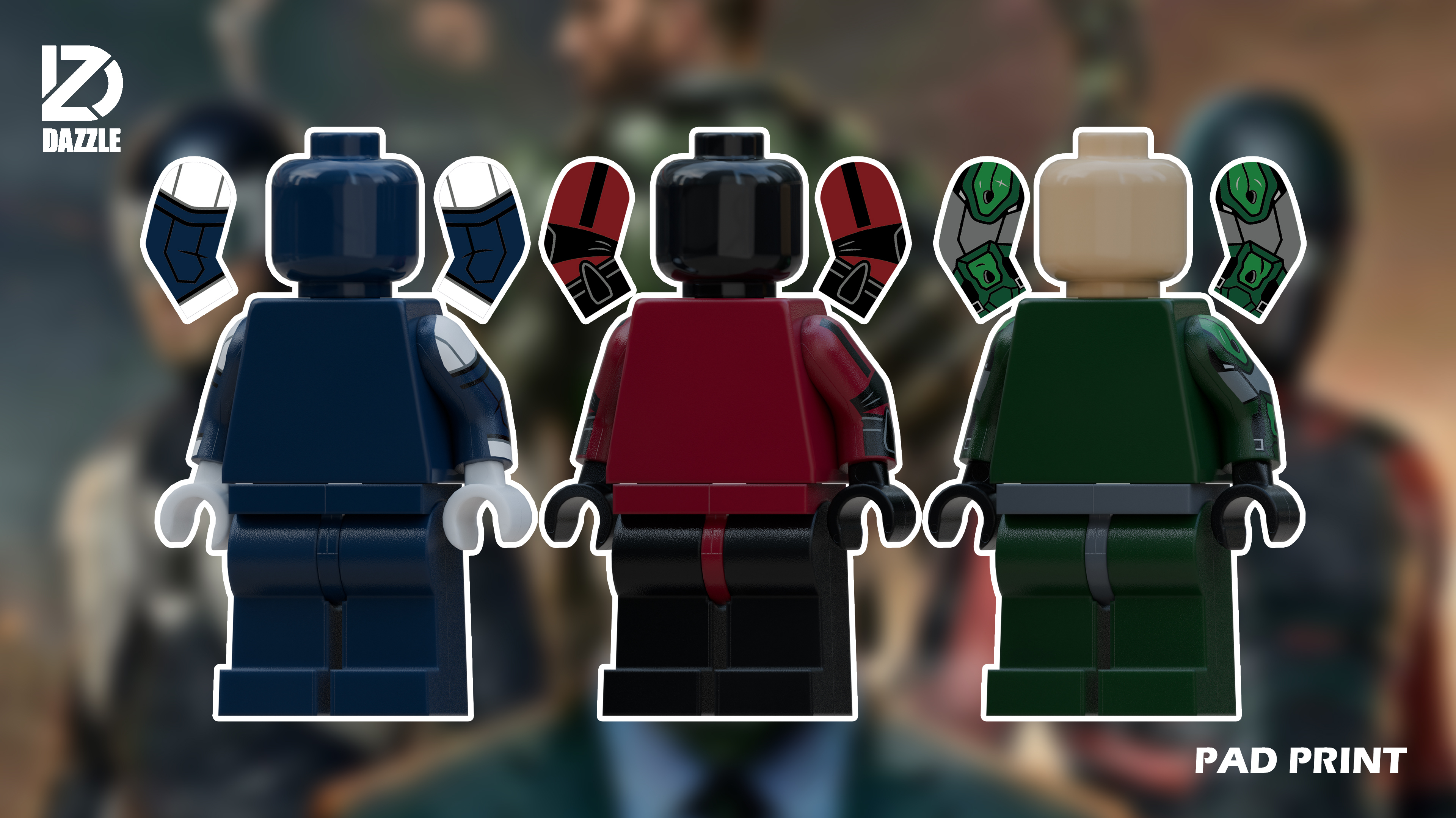 【預訂】【Dazzle Brick】全新反派 (手臂升級包)