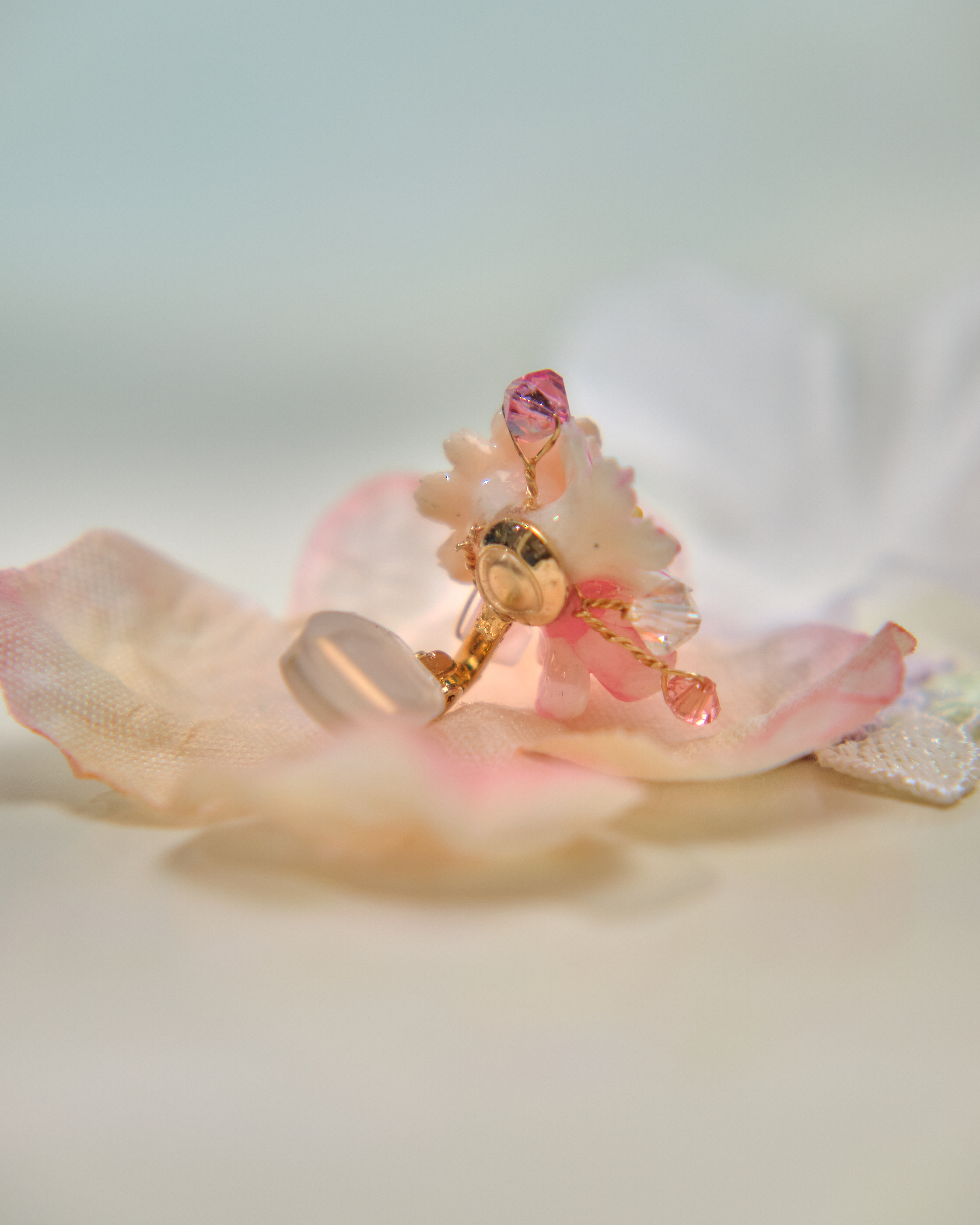 13650 Romantic Twinkly Bow 2-way Necklace