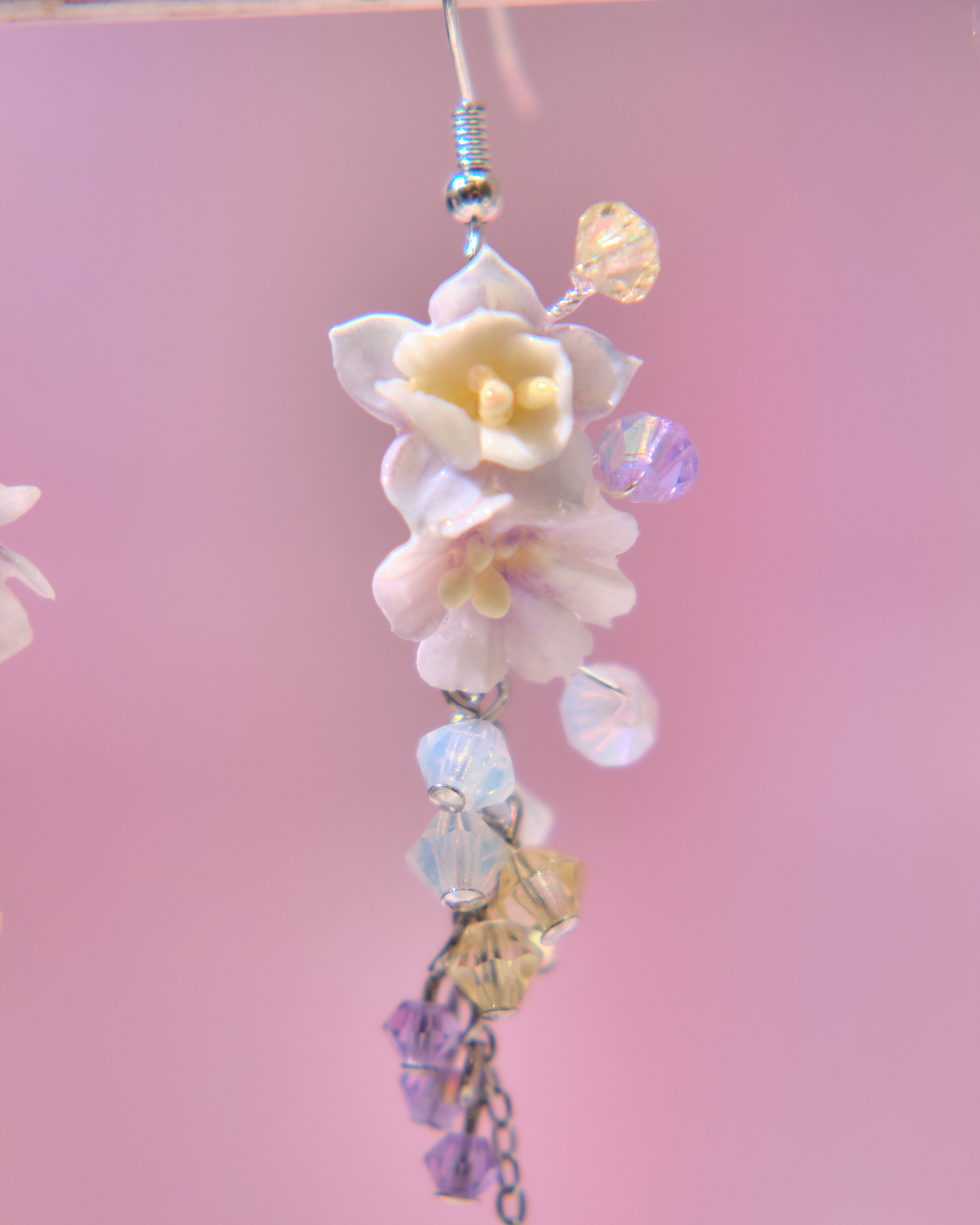 13638 Floral Cascade Dangle Earrings