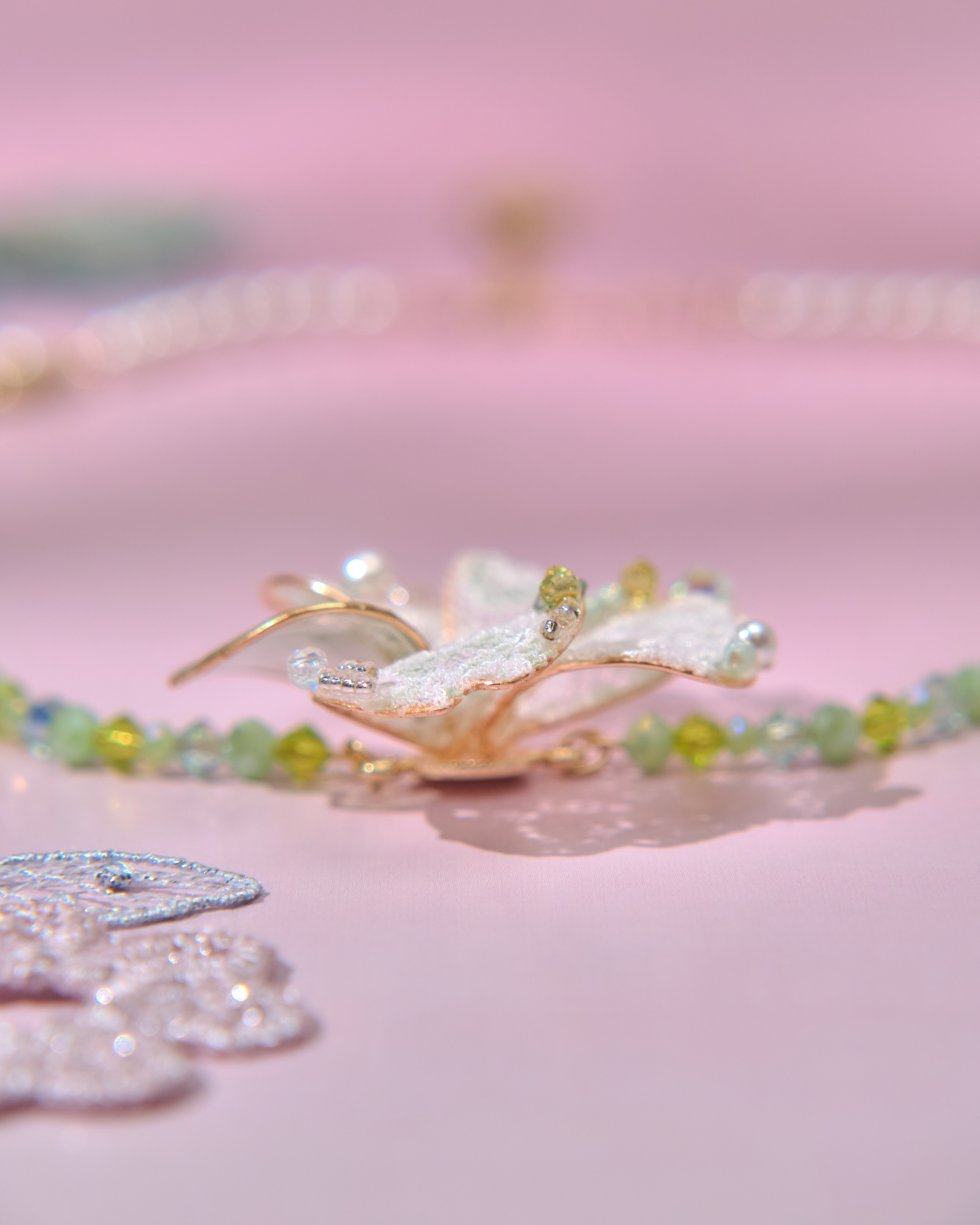 13637 Enchanted Garden Beaded  Series Choker