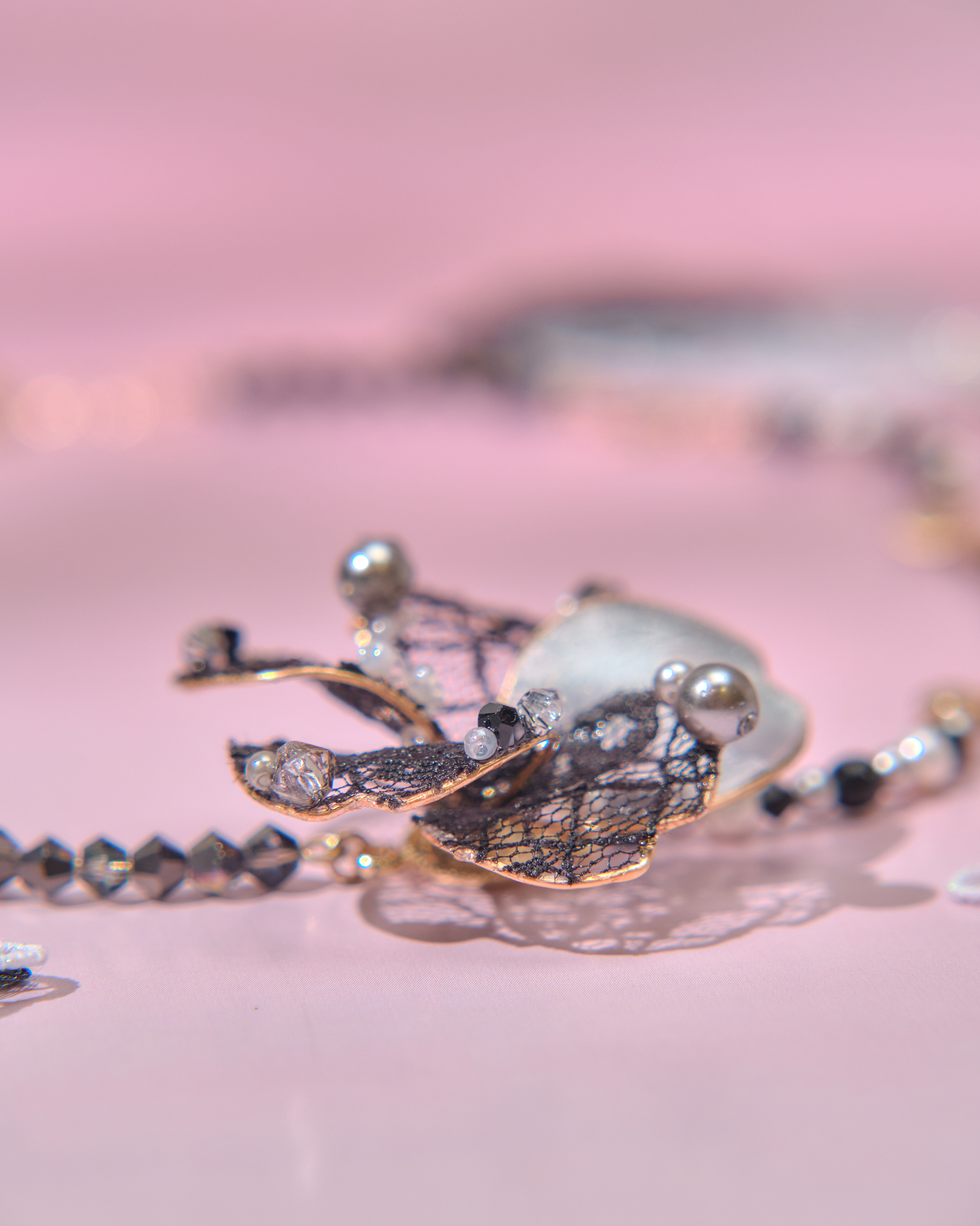 13636 Enchanted Garden Beaded Series Choker
