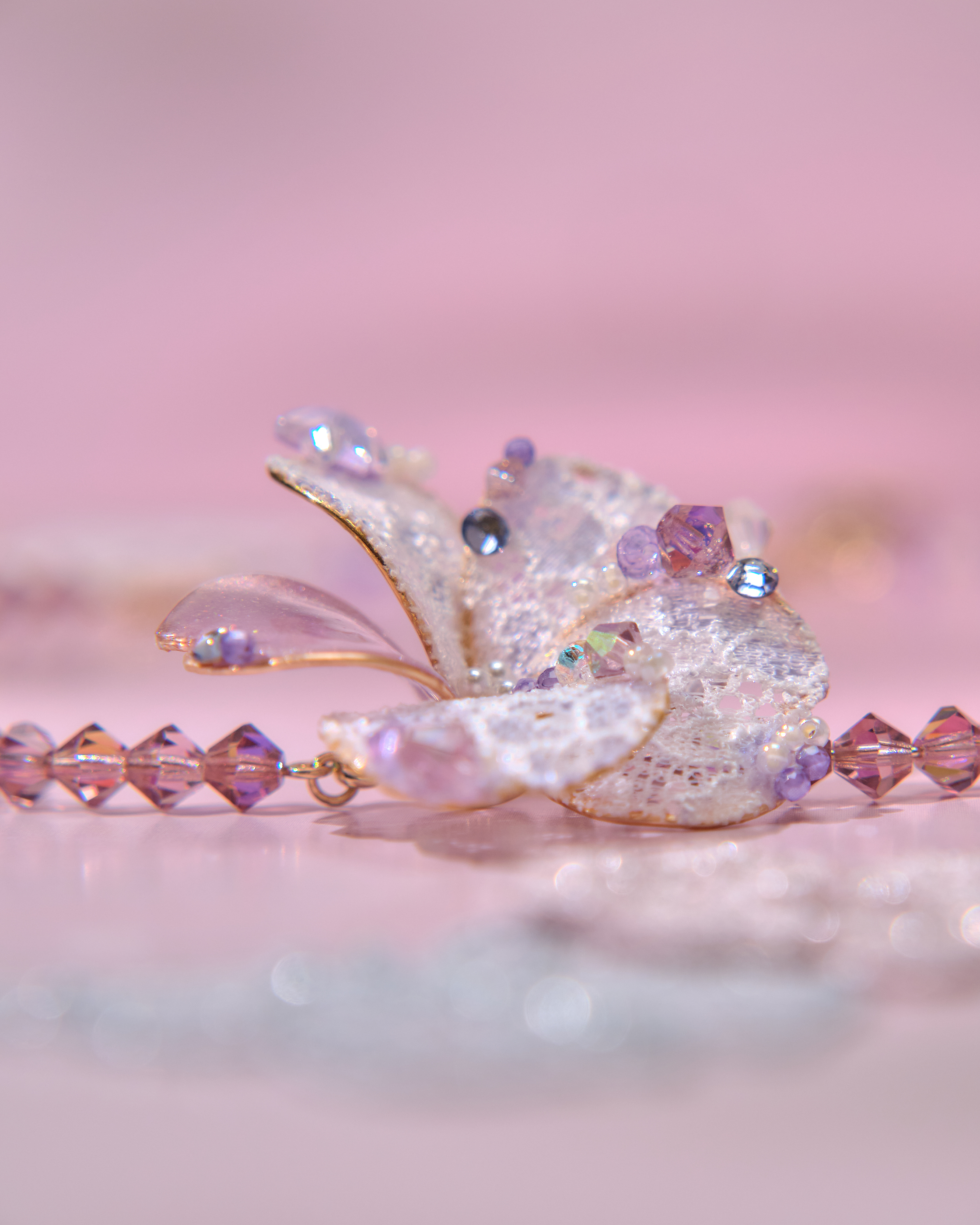 13635 Enchanted Garden Beaded Series Choker