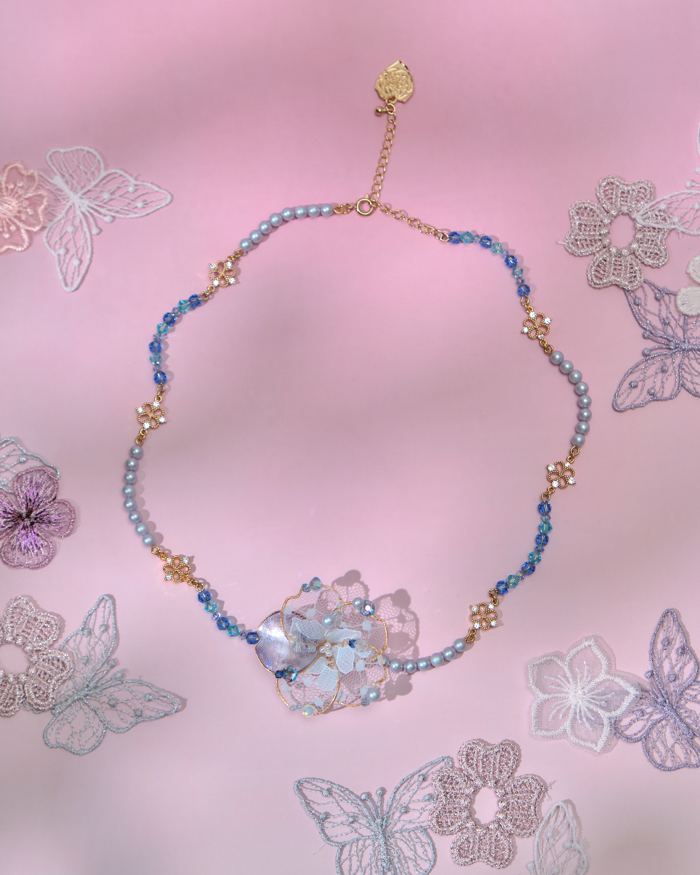 13634 Enchanted Garden Beaded Series Choker