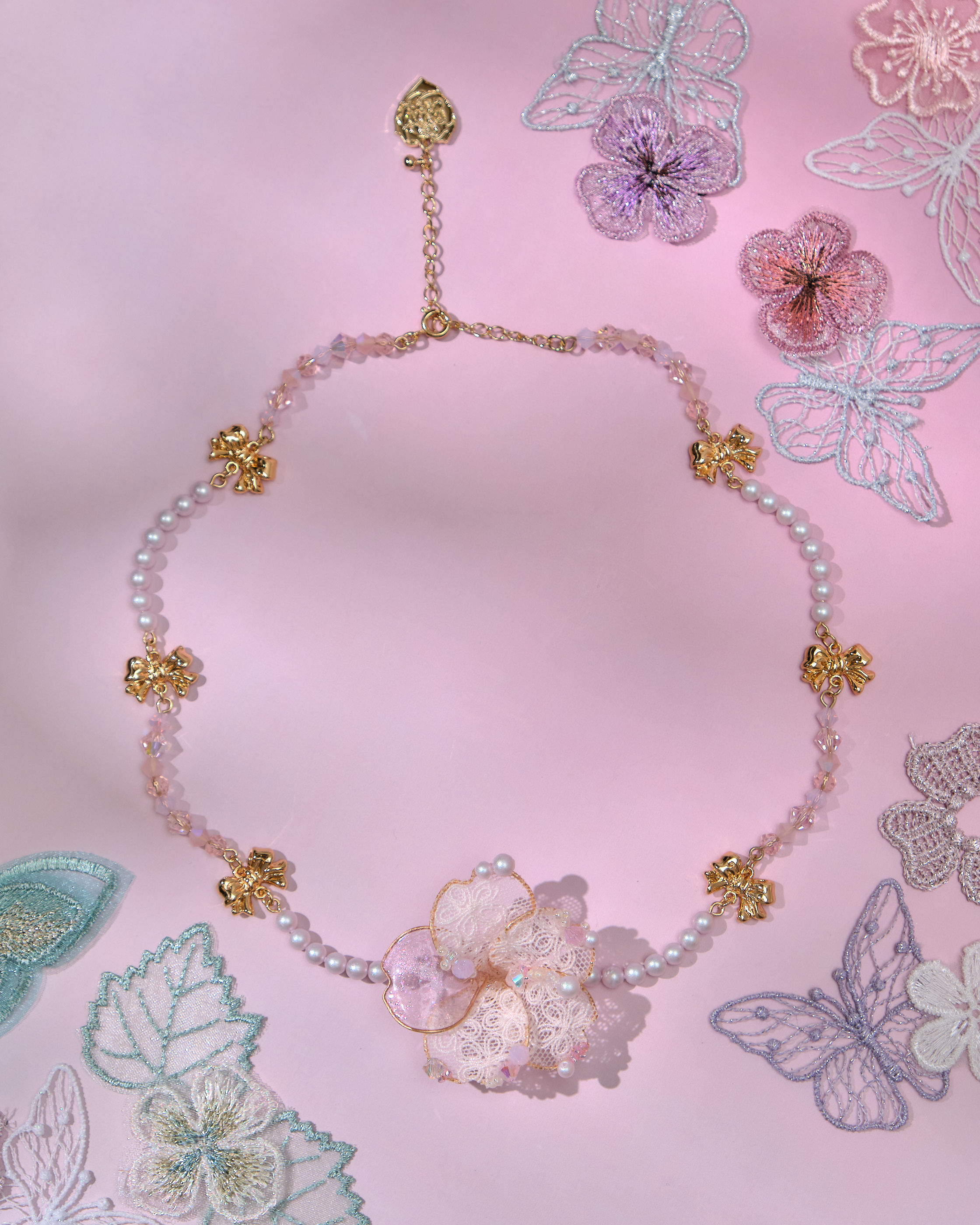 13633 Enchanted Garden Beaded Series Choker