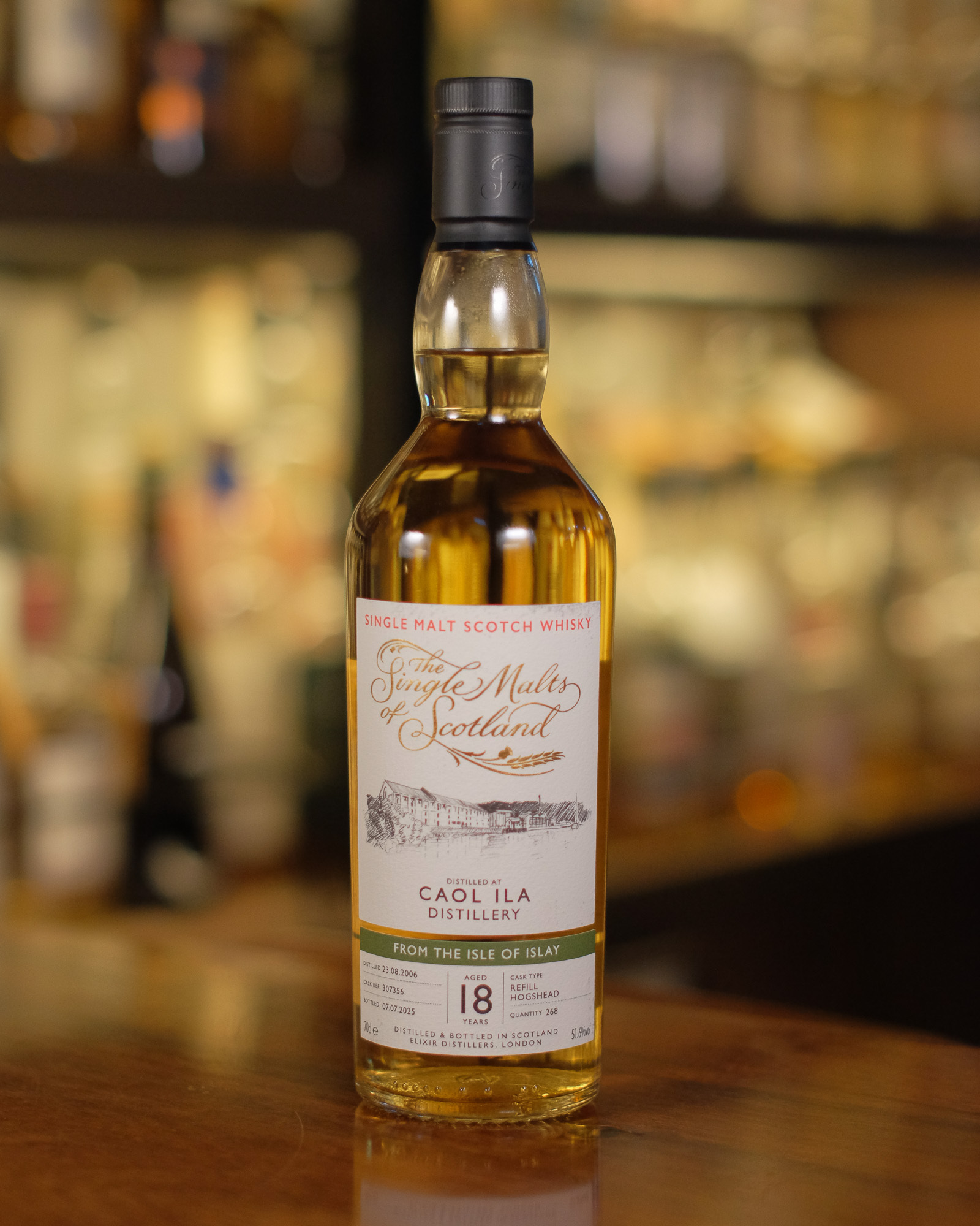 Caol Ila 2006/2025 18YO Refill Hogshead #307356 51.6% The Single Malts of Scotland