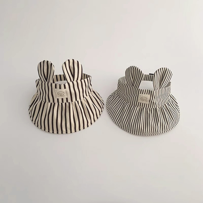 任選兩件$300【H0931】可愛超萌防曬空頂帽(6M-2Y)