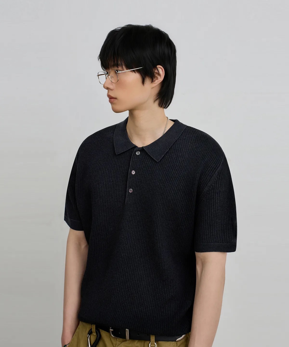 DIMITRI BLACK 夏季涼感短袖針織POLO衫 4色