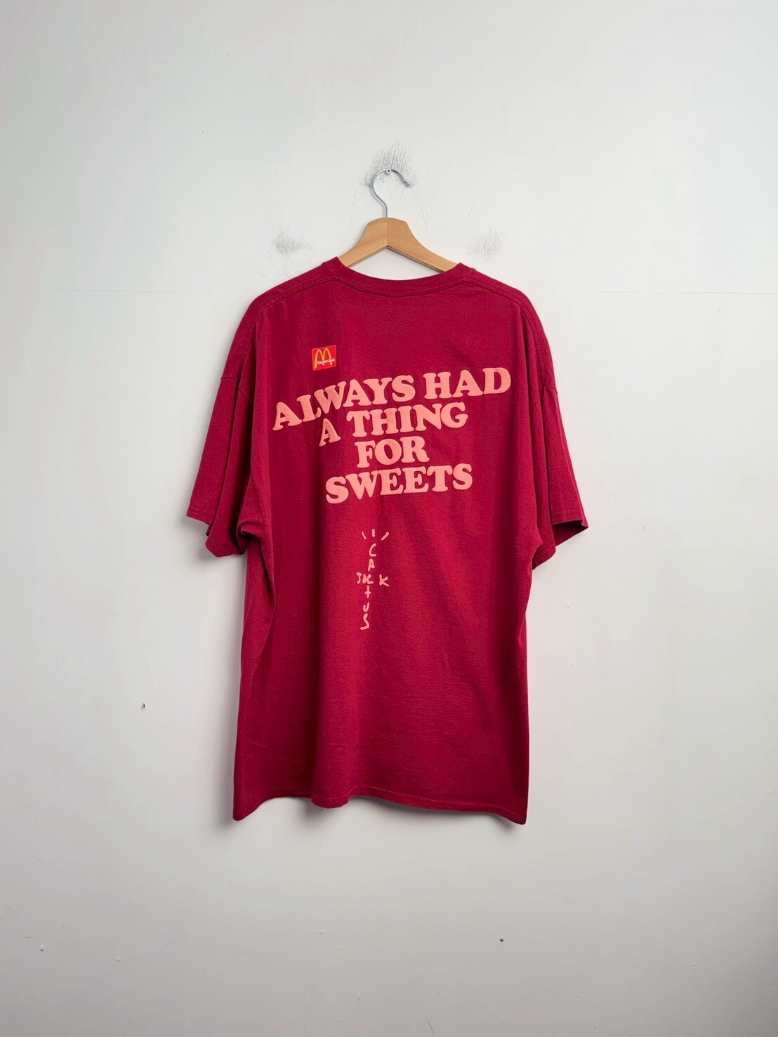 Travis Scott x McDonald's Apple Pie T-shirt SIZE XL